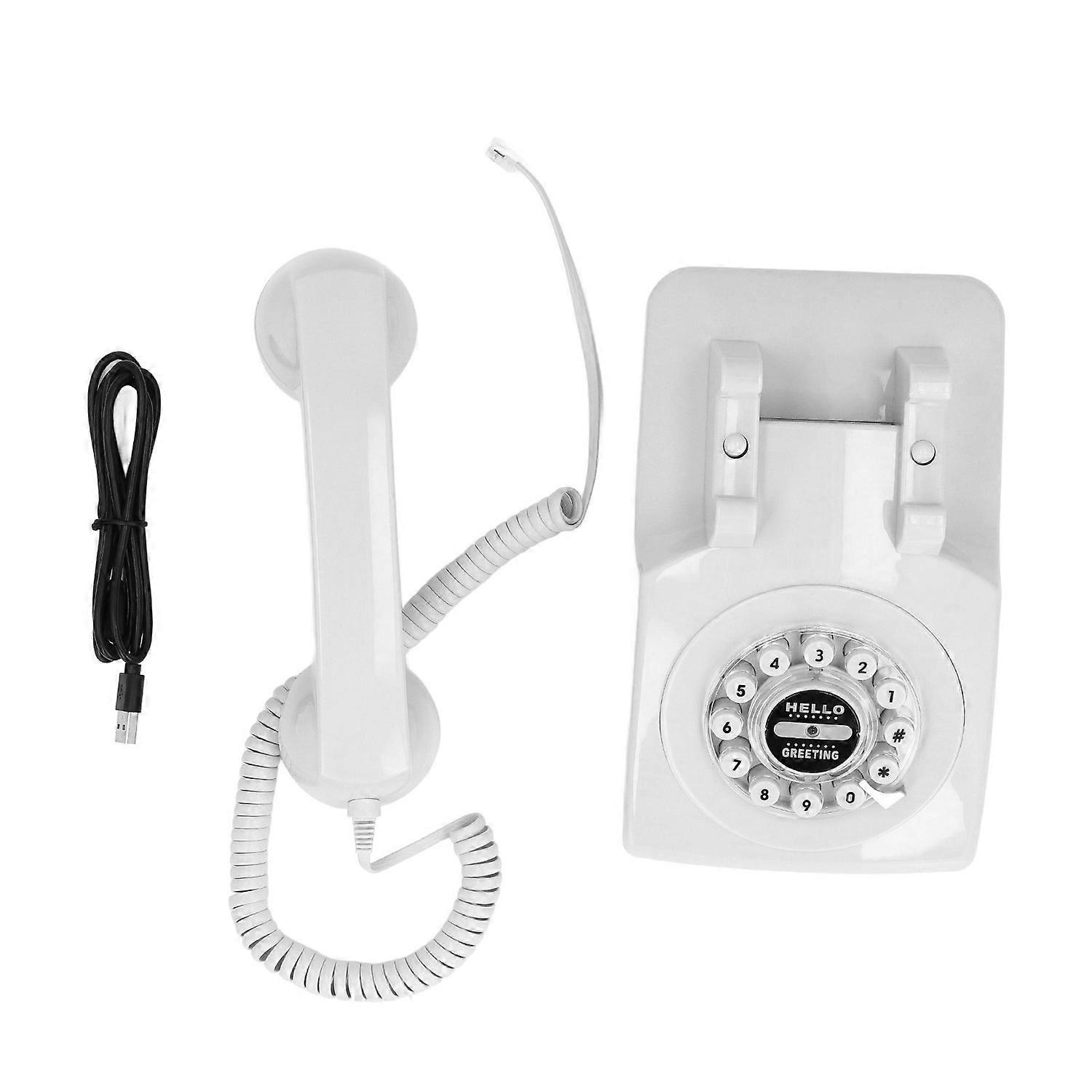 Voice Record Guest Book 120 Hours Recording 8G Capacity Retro Style Messages Guest Book Telephone Re