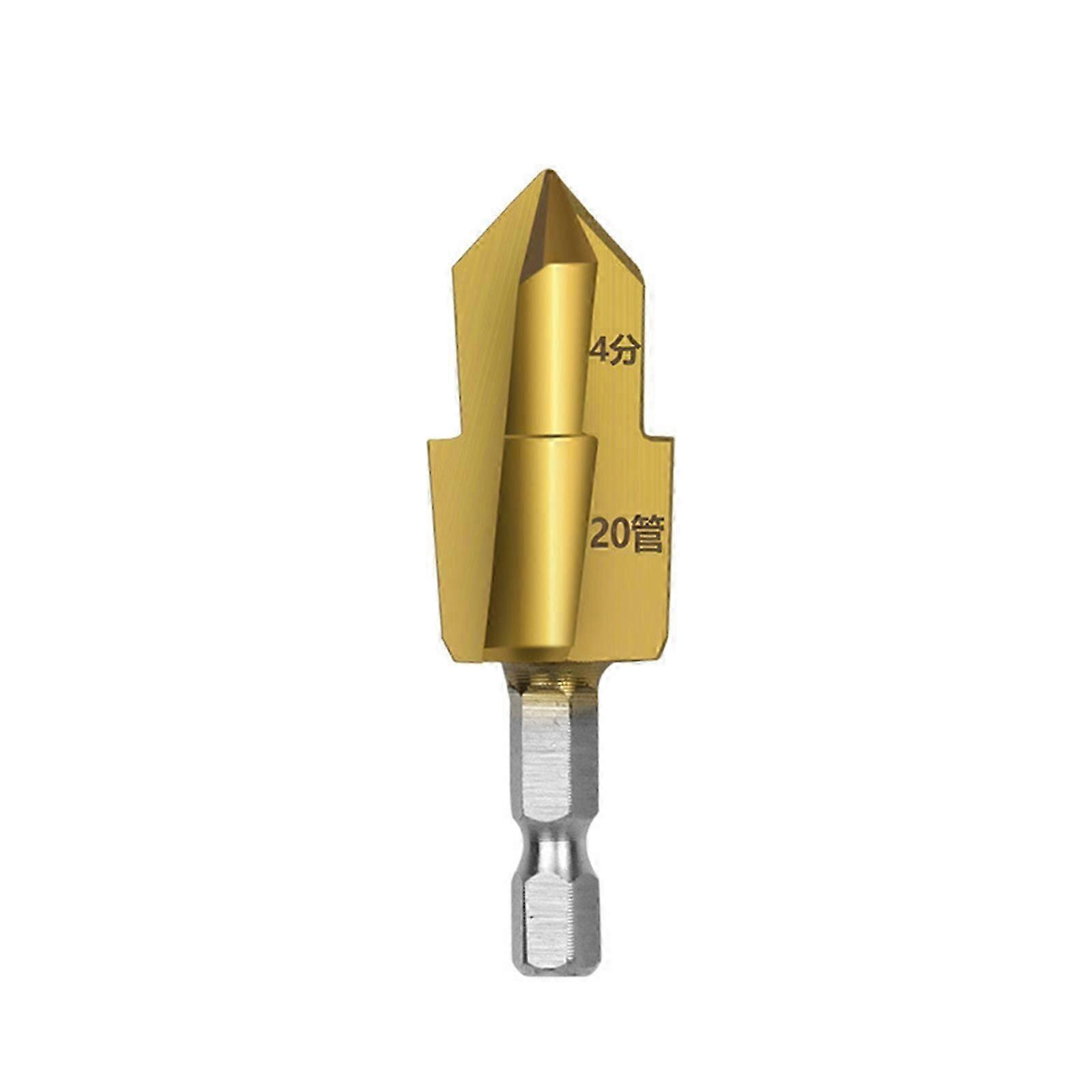 Lifting Drill Bit Water Pipe Connection Tool Stepped Drill Bit 20/25/32mm Full Open Process Chamferer Step Drill Cs