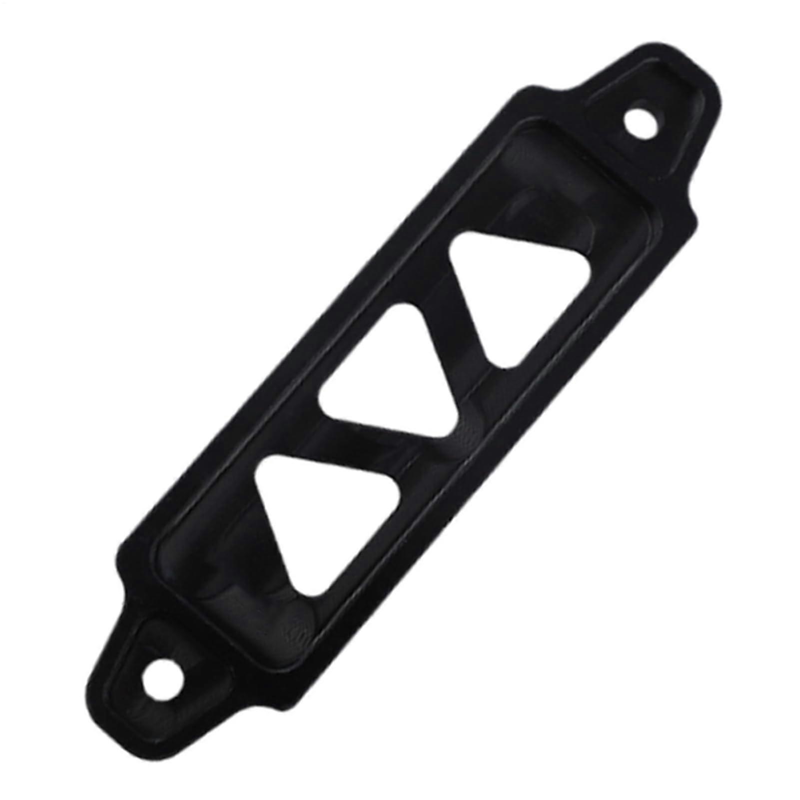 Car Battery Clamp, Aluminum Alloy Clamp Tray, Triangular Design, Battery Hold Down, Black, For Automobile, Trailer, RV