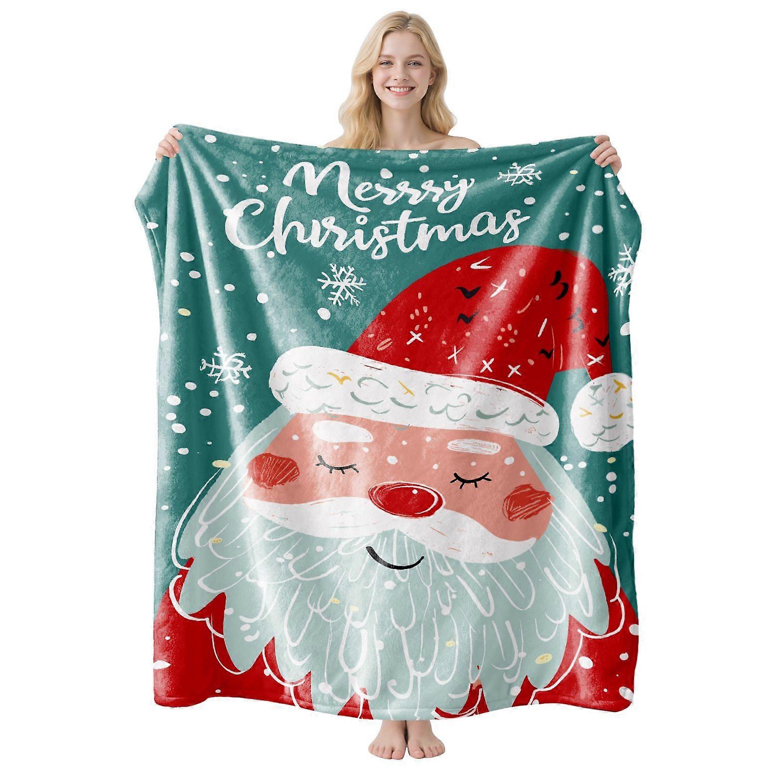 Christmas-Themed Flannel Blankets   Based -130*150