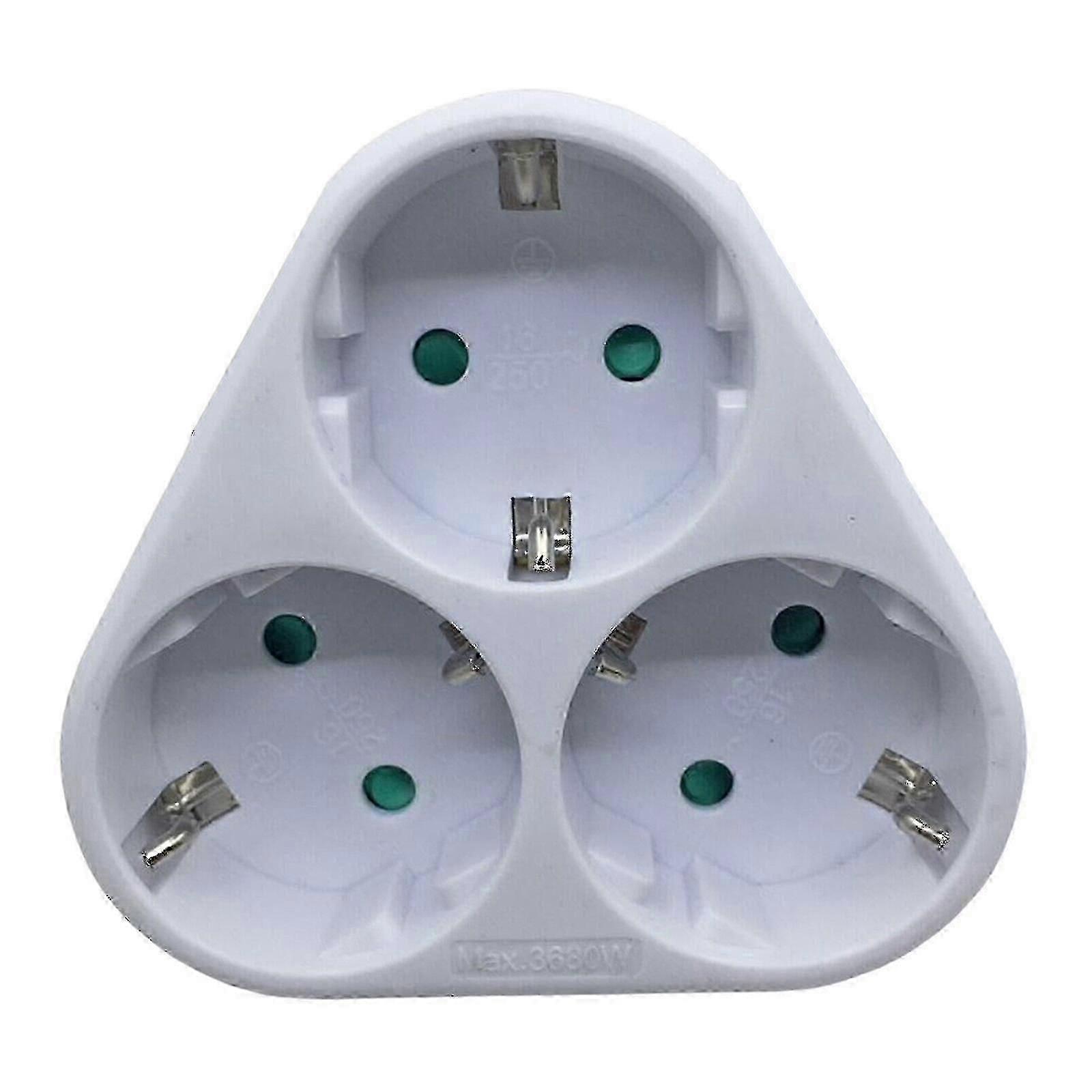 3-way Eu Socket, Socket Distributor, Socket Strip, Multiple Socket De Wyelv