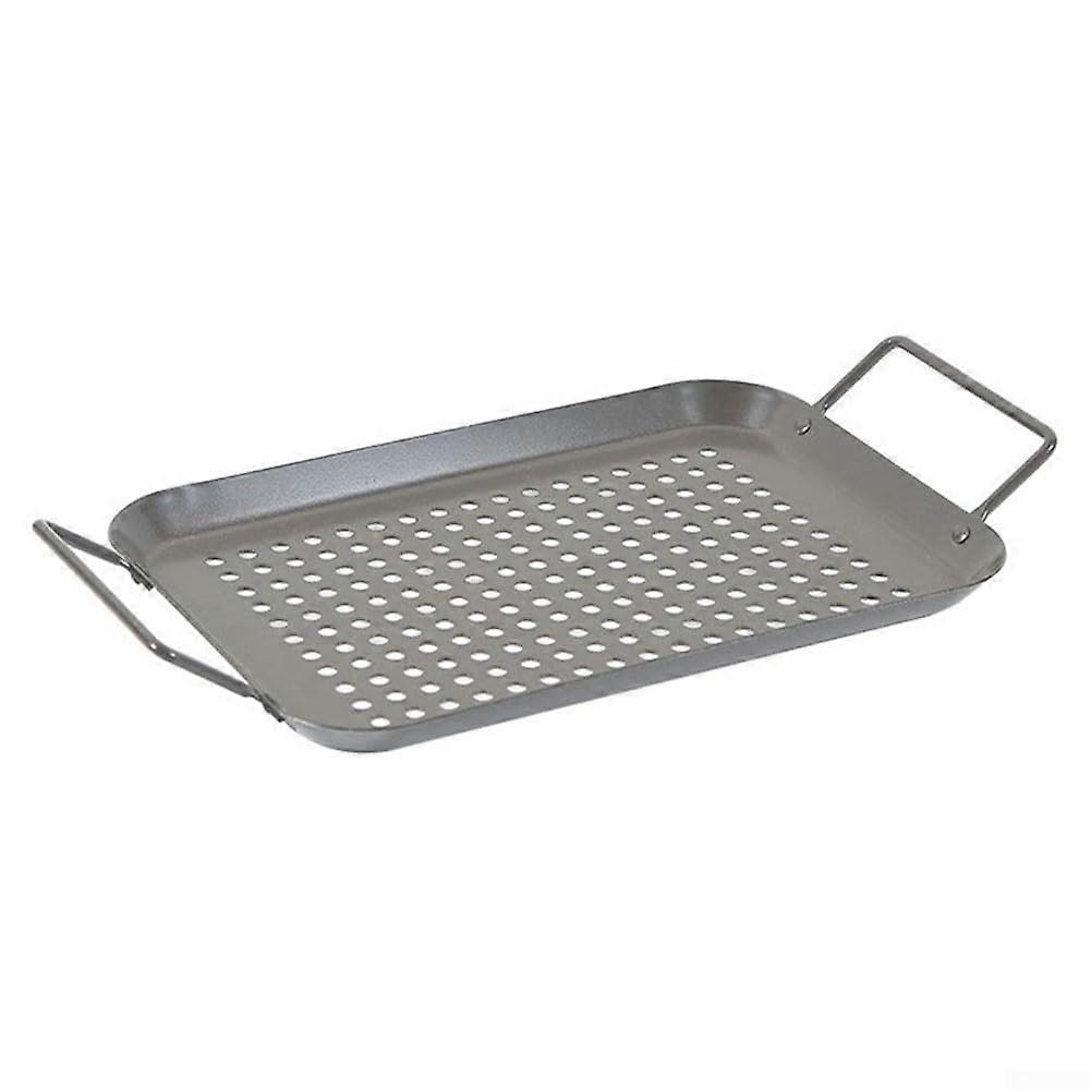 Grill Pan Set for Vegetables, Fish and Shrimp with Non‑Stick Easy Clean Design