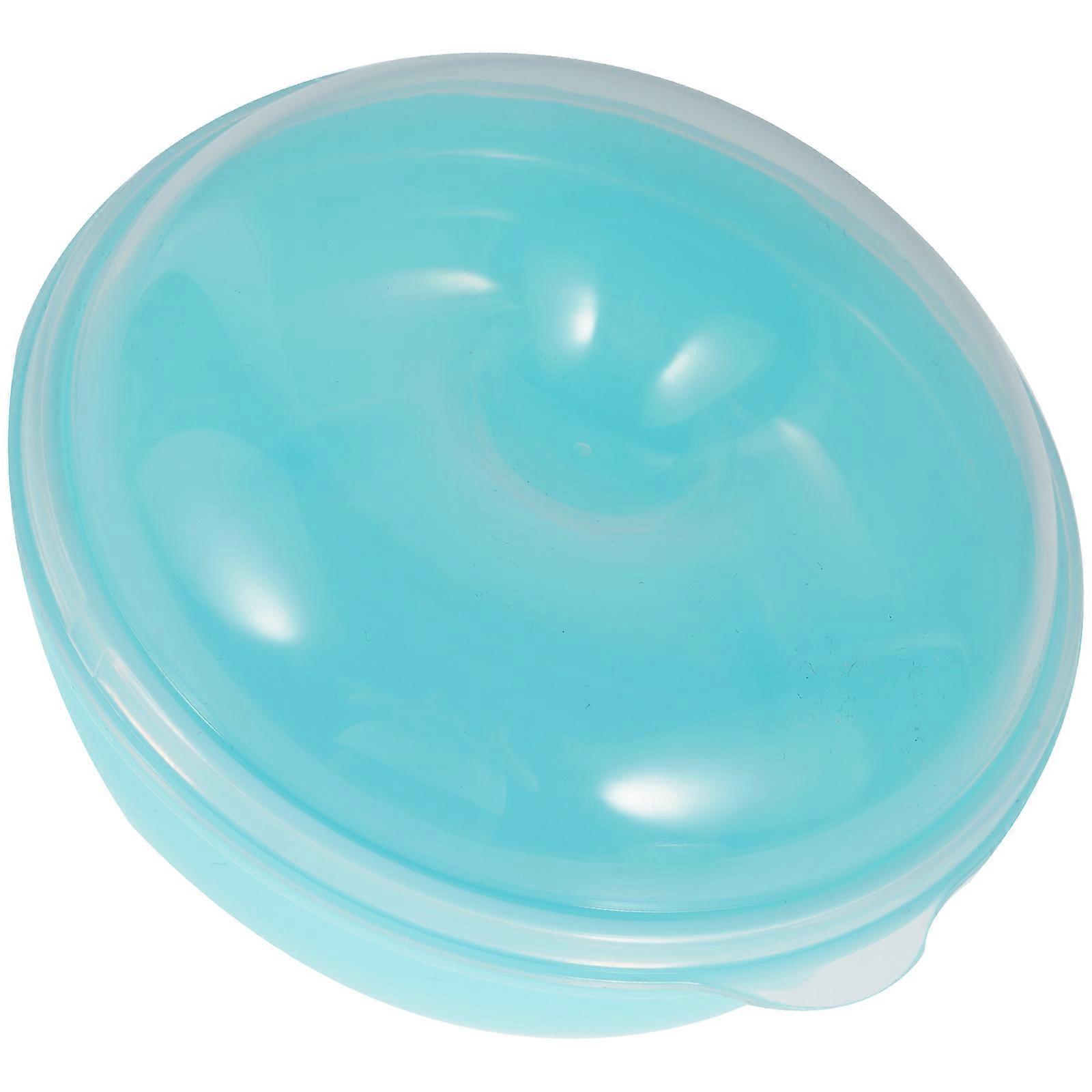 Doughnut Boxes Bread Storage Container for Storage Sky-Blue PP