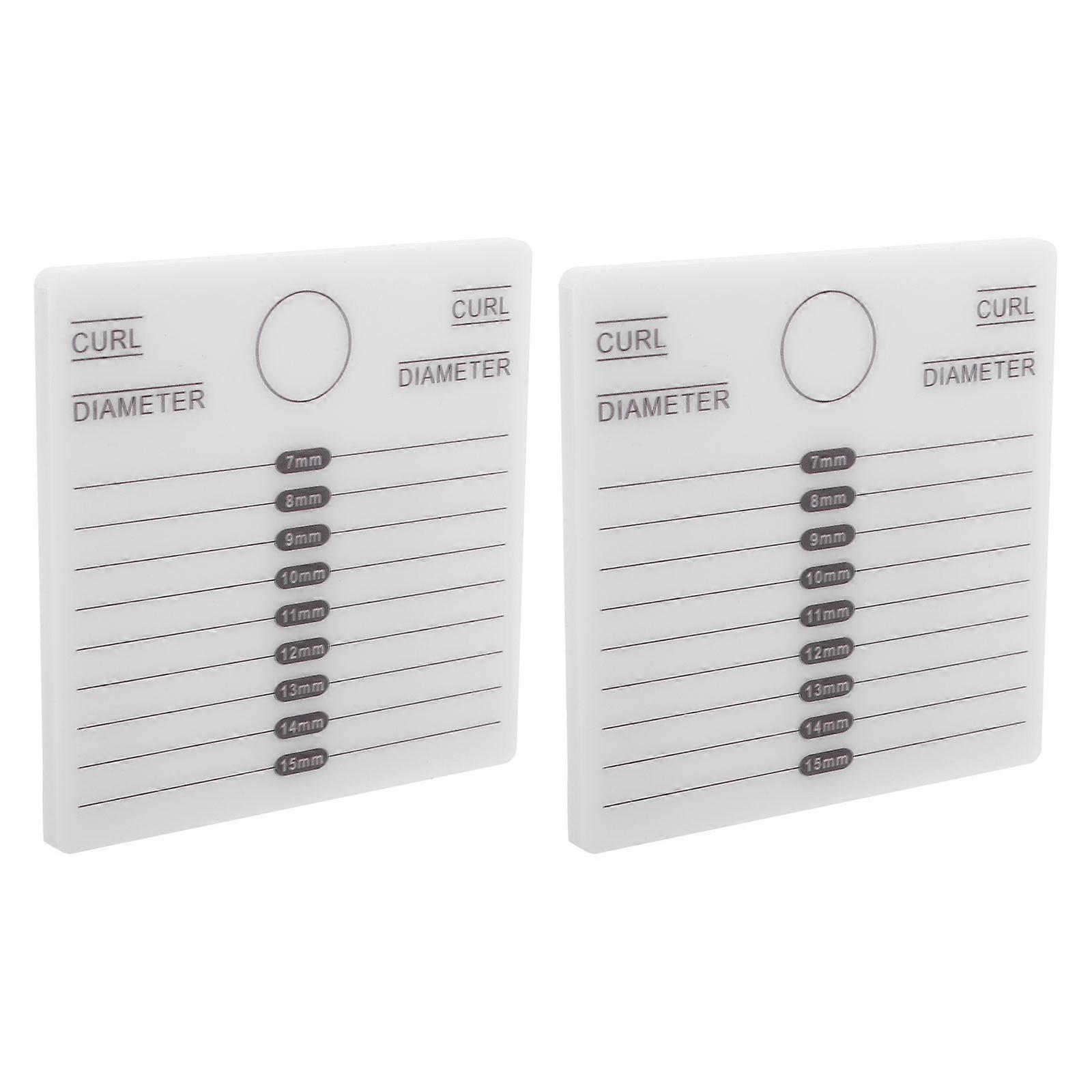 Acrylic Eyelash Holder Lash Extension Tool for Precise Lash Grafting 2Pcs