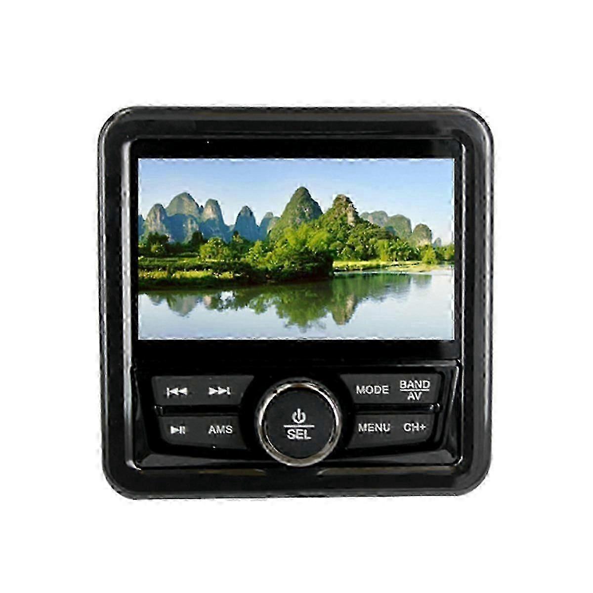 רדיו ימי סירת סטריאו Bluetooth FM AM מדיה דיגיטלית נגן אודיו עמיד למים עבור יאכטה טרקטורונים UTV עגלת גולף אופנוע