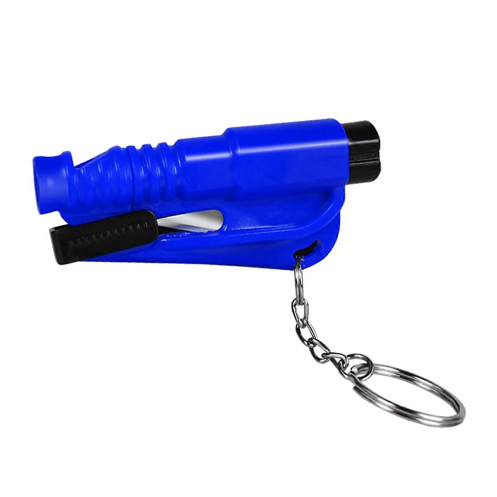 Car Window Breaker 3 in 1 Multifunctional Portable Mini Safety Hammer Emergency Escape Tool Blue