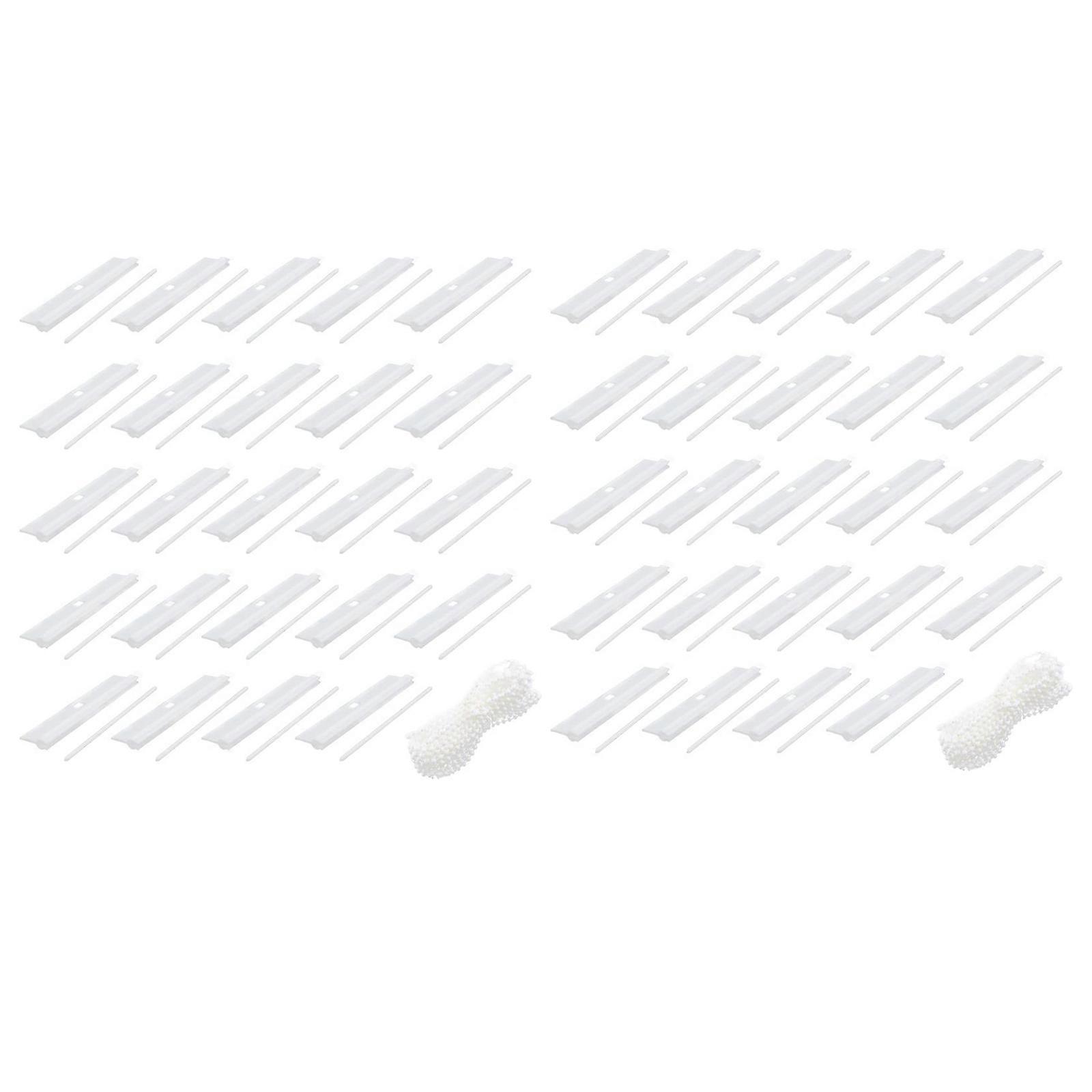 Vertical Blind Update with 12 Hangers, Weights and 10M Chain for 89mm Panel Multicolor