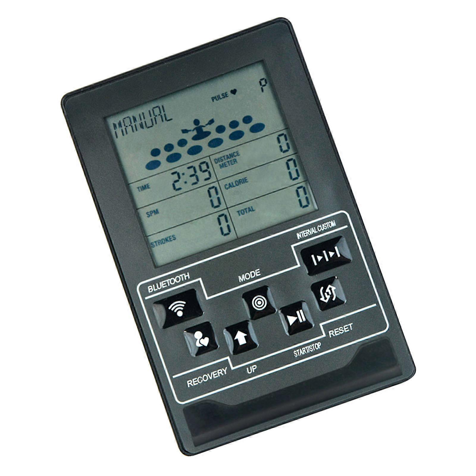 Practical Rowing Machine Data Panel with High Accuracy Speed Tracking Time Distance Measurement for Exercise Bike Multicolor