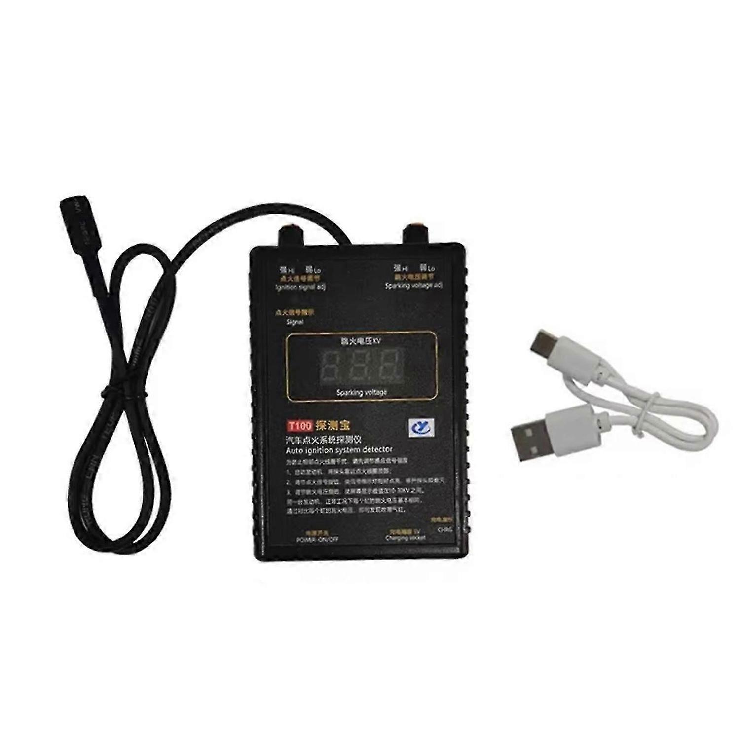 T100 Auto Ignition System Detector for 12V 24V Ignition System to Detection Ignition Signal and Spa