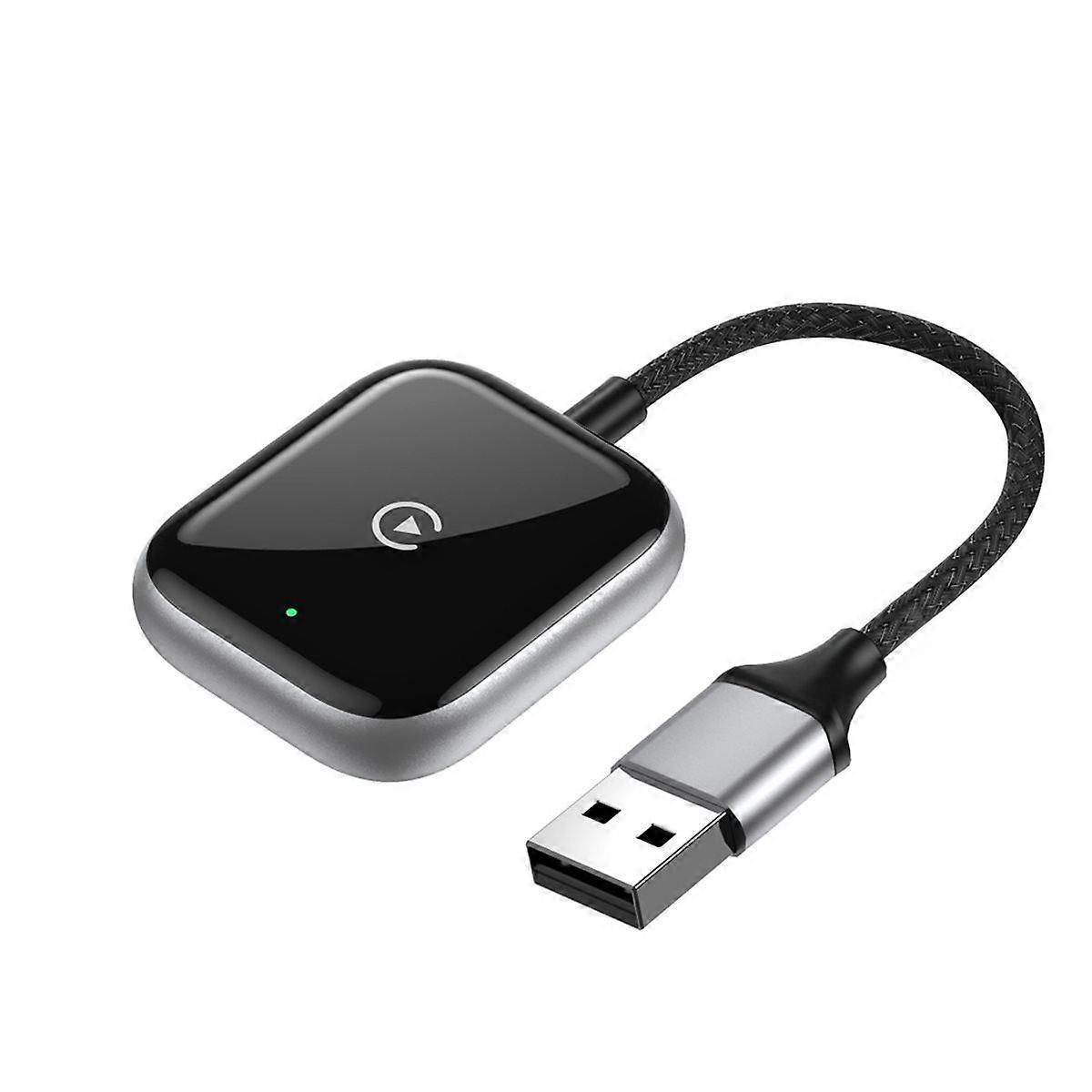 2in1 Wireless Carplay Android AUTO Adapter Voice Control Smart AI Box WiFi & Bluetooth Wired CarPla