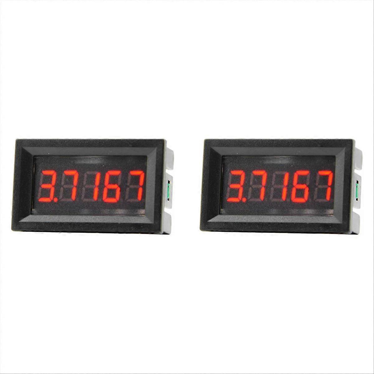 2X Digital 0.56Inch LED Display 5 Bits DC 0-33.000V Voltmeter Voltage Meter Tester