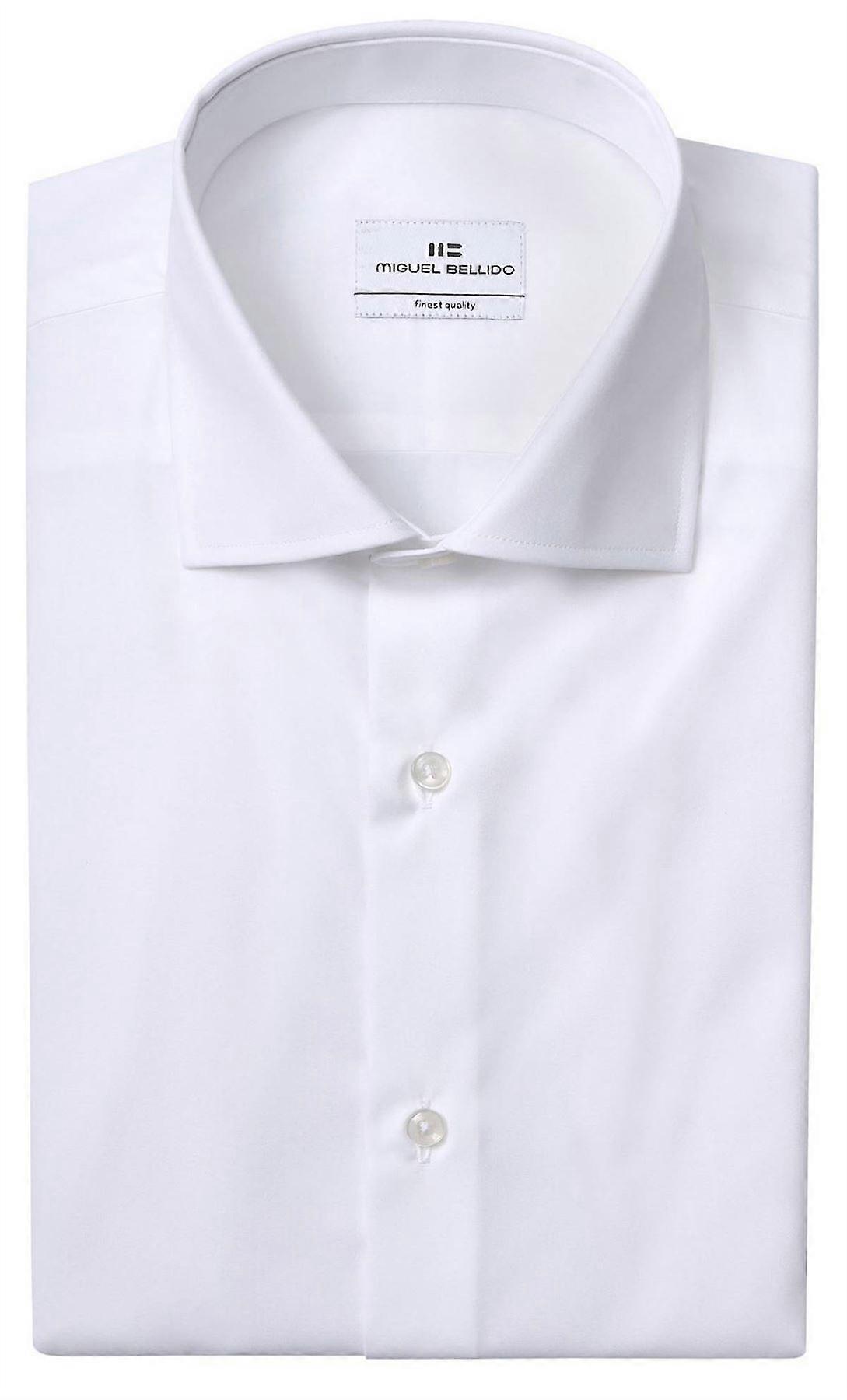 Miguel Bellido Classic Regular Long Sleeve Shirt - White