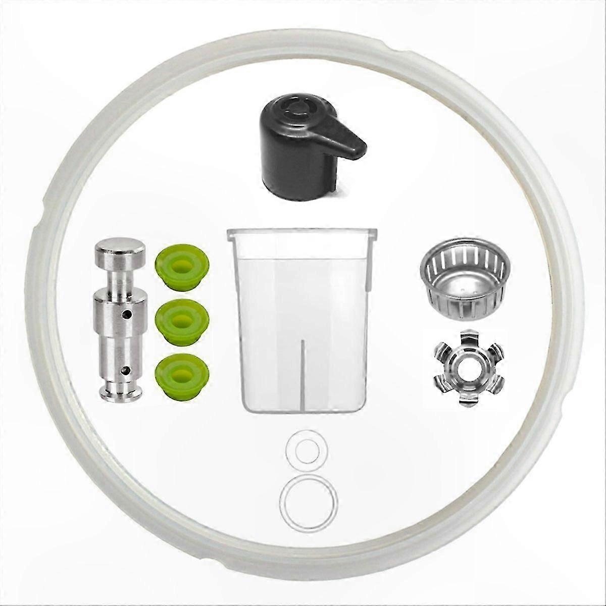 Pressure Cooker Replacement Parts for 5, 6 Qt Duo and Duo Plus Models, Accessories for Multi-Functional Electric Cookers Including Seals and Lids