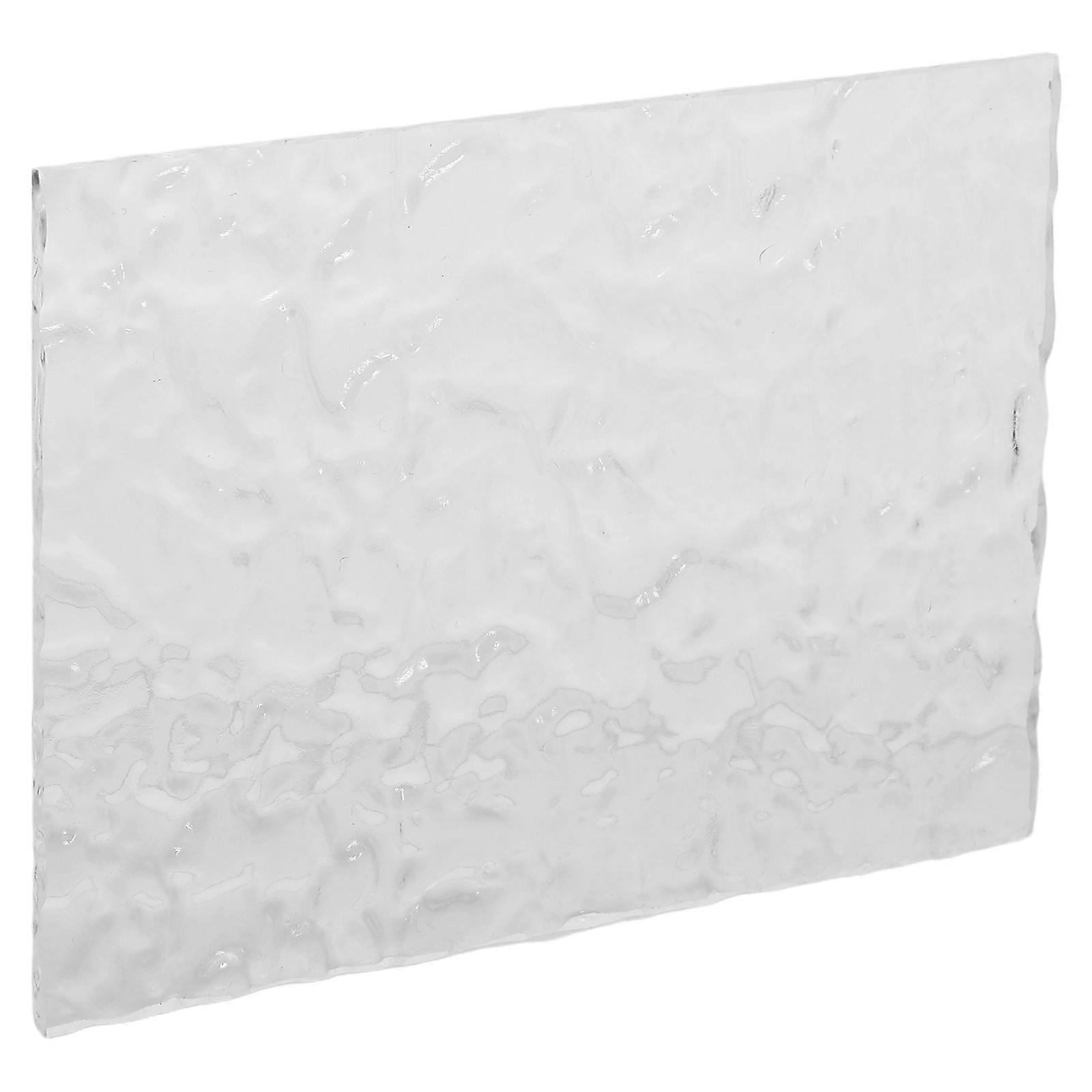 Clear Water Ripple Acrylic Panel for Decoration Transparent Display Coaster