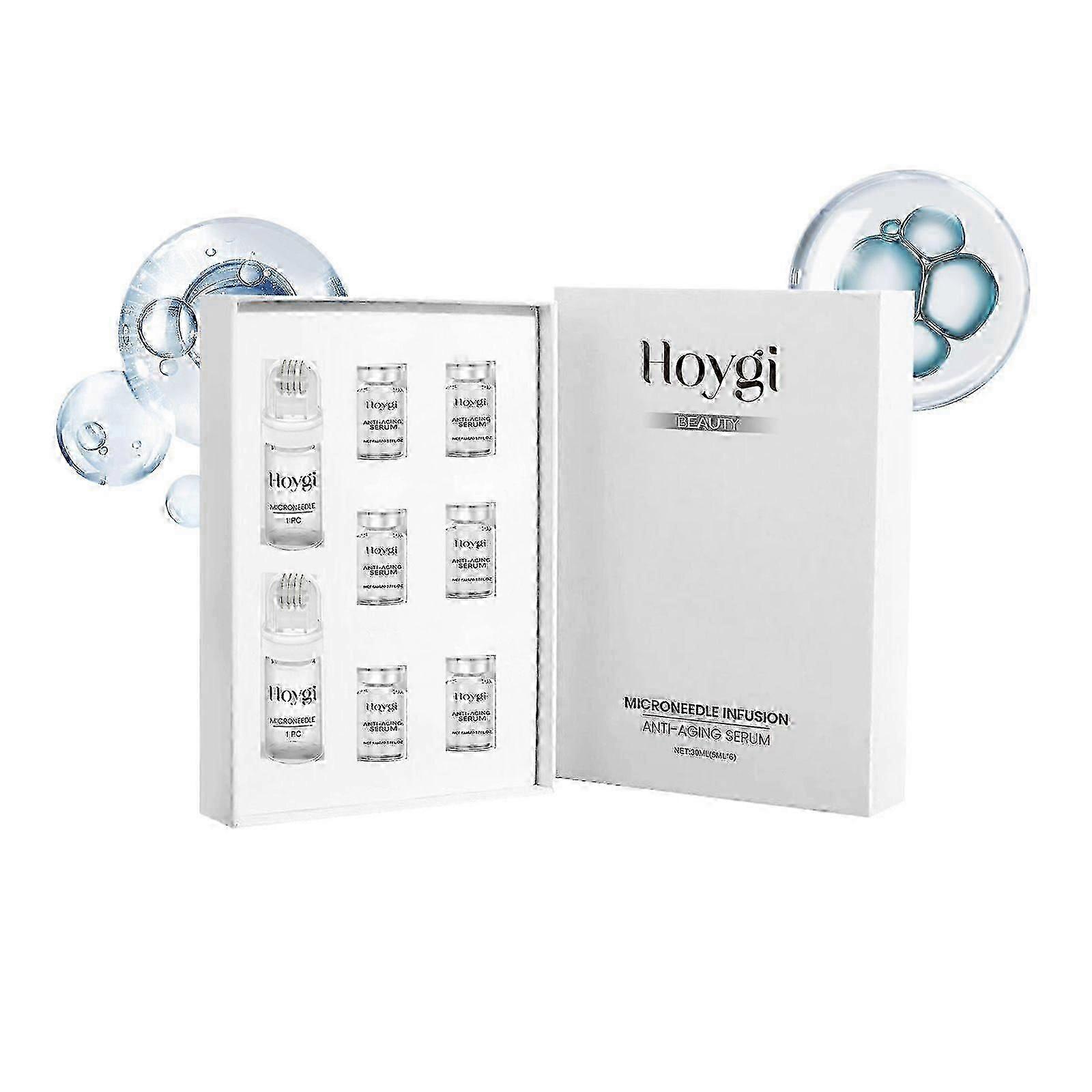 Mikroinfusionssystem til ansigt, mikronålsinfusionssystem, mikroinfusionssæt, anti-aging glatte rynker ansigtsserum