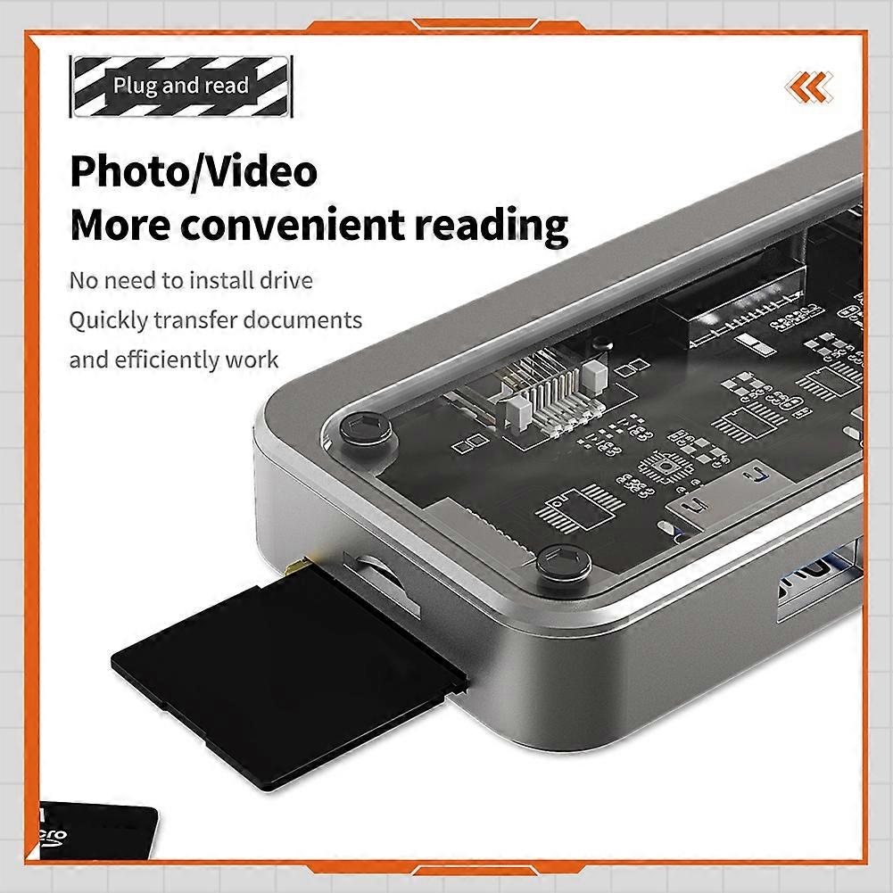 10-in-1 USB Type-C Docking Station Multi-Function Fast Charging Station Gigabit Docking Station