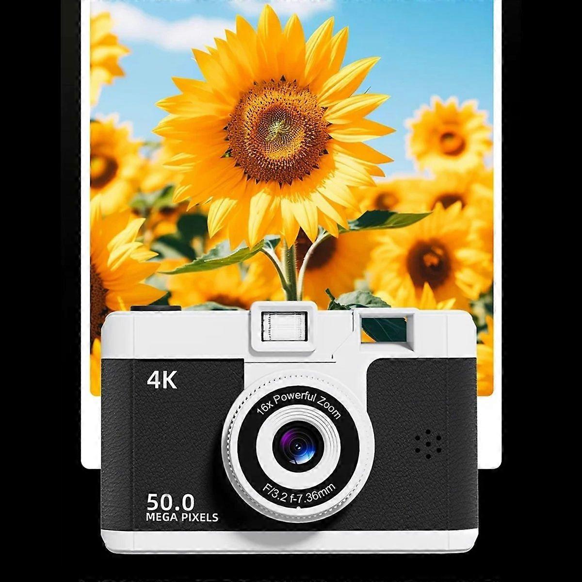 4K Retro Digital Camera with WIFI Wireless Transmission,B