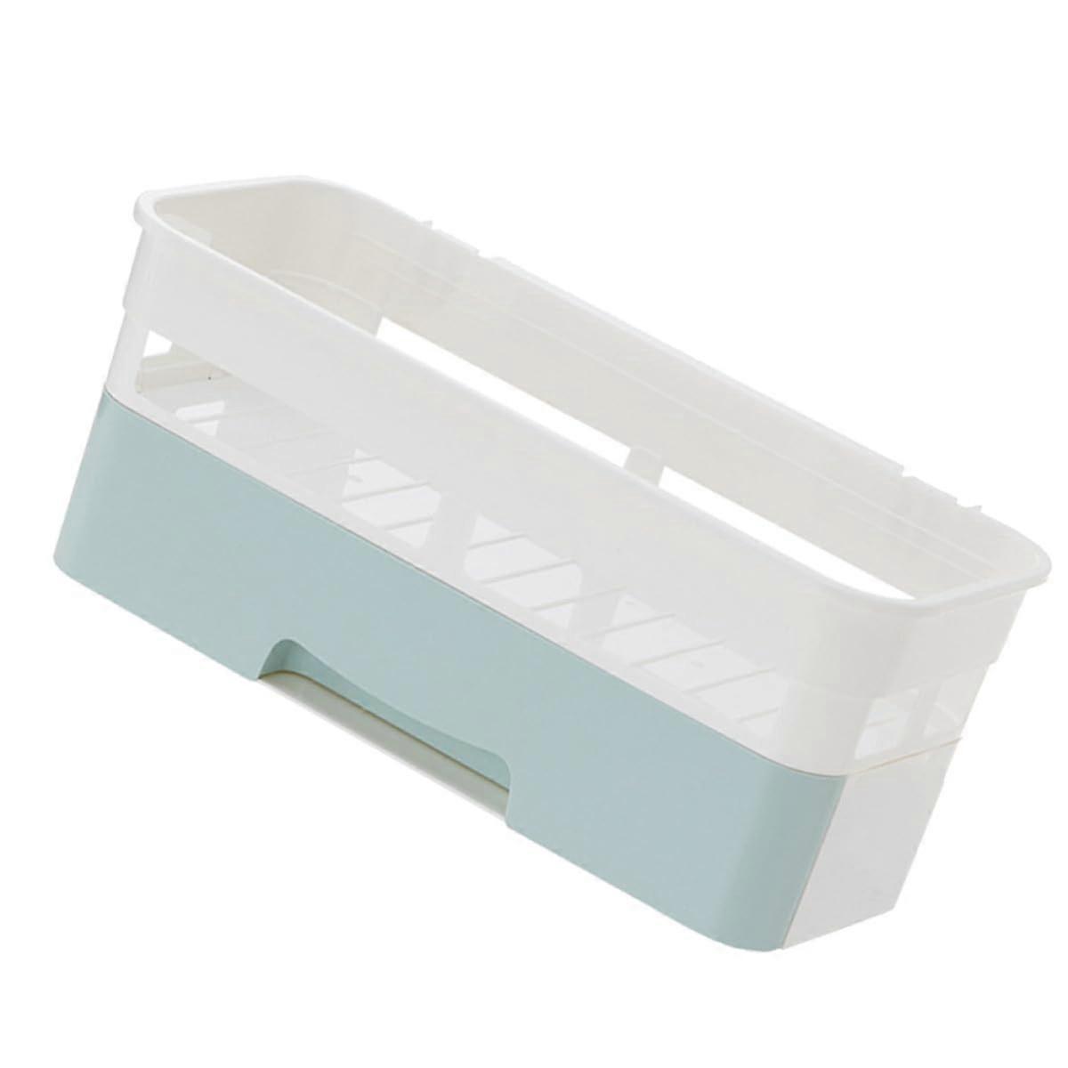 Bathroom Shower Organizer with Large Capacity Wall Mounted Shelf and Removable Drawer for Toiletries