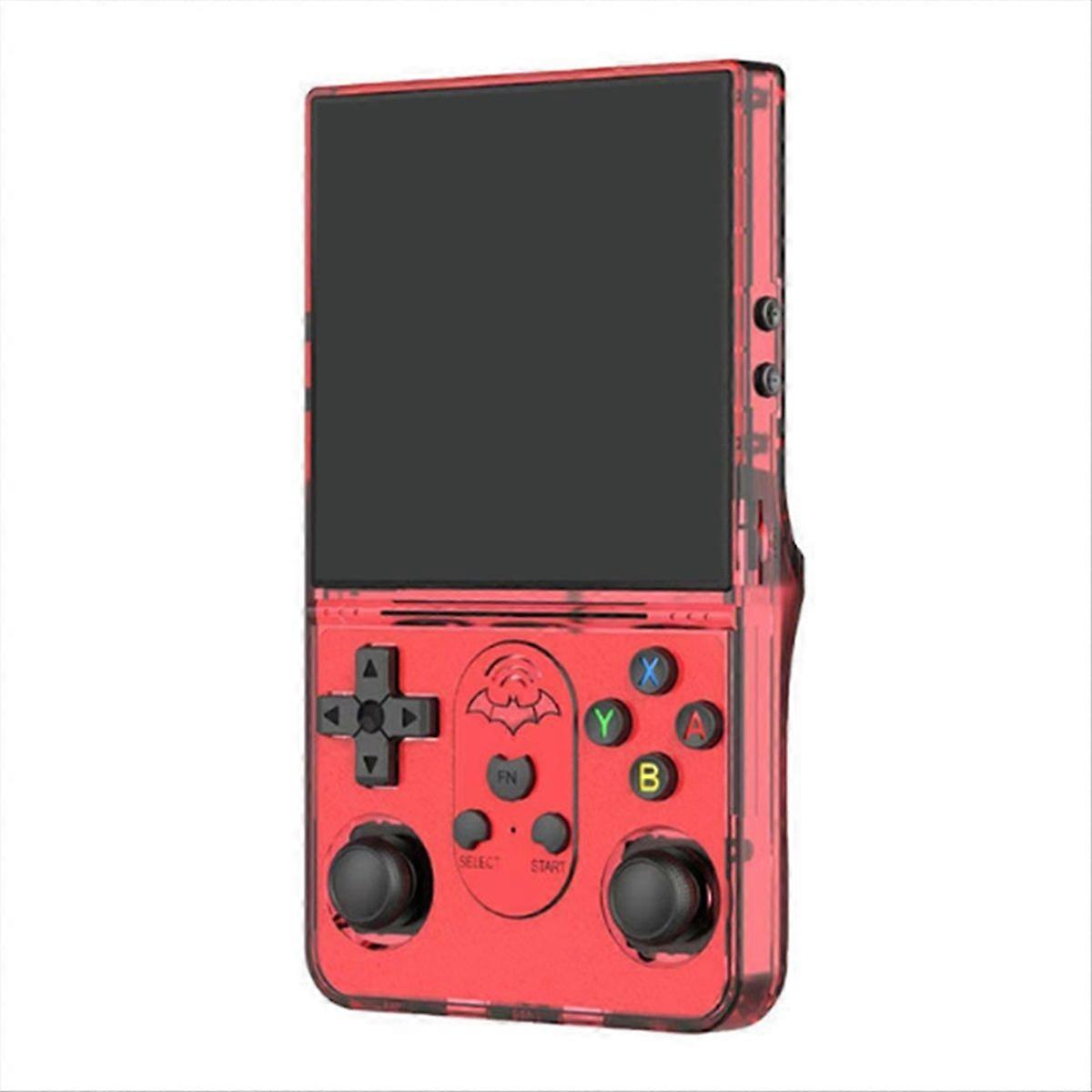 S600 Retro Game Console 128G Open Source Linux 4.0Inch IPS Screen Handheld Video Player with 18000+ Games Red