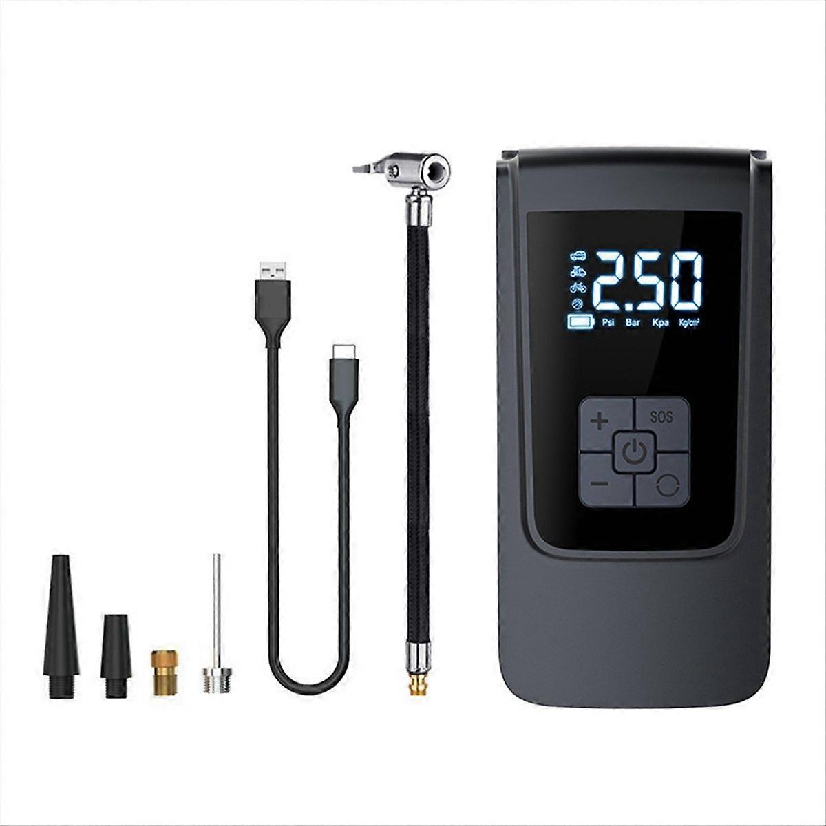 Digital Display Air Compressor Tire Inflator Cordless A