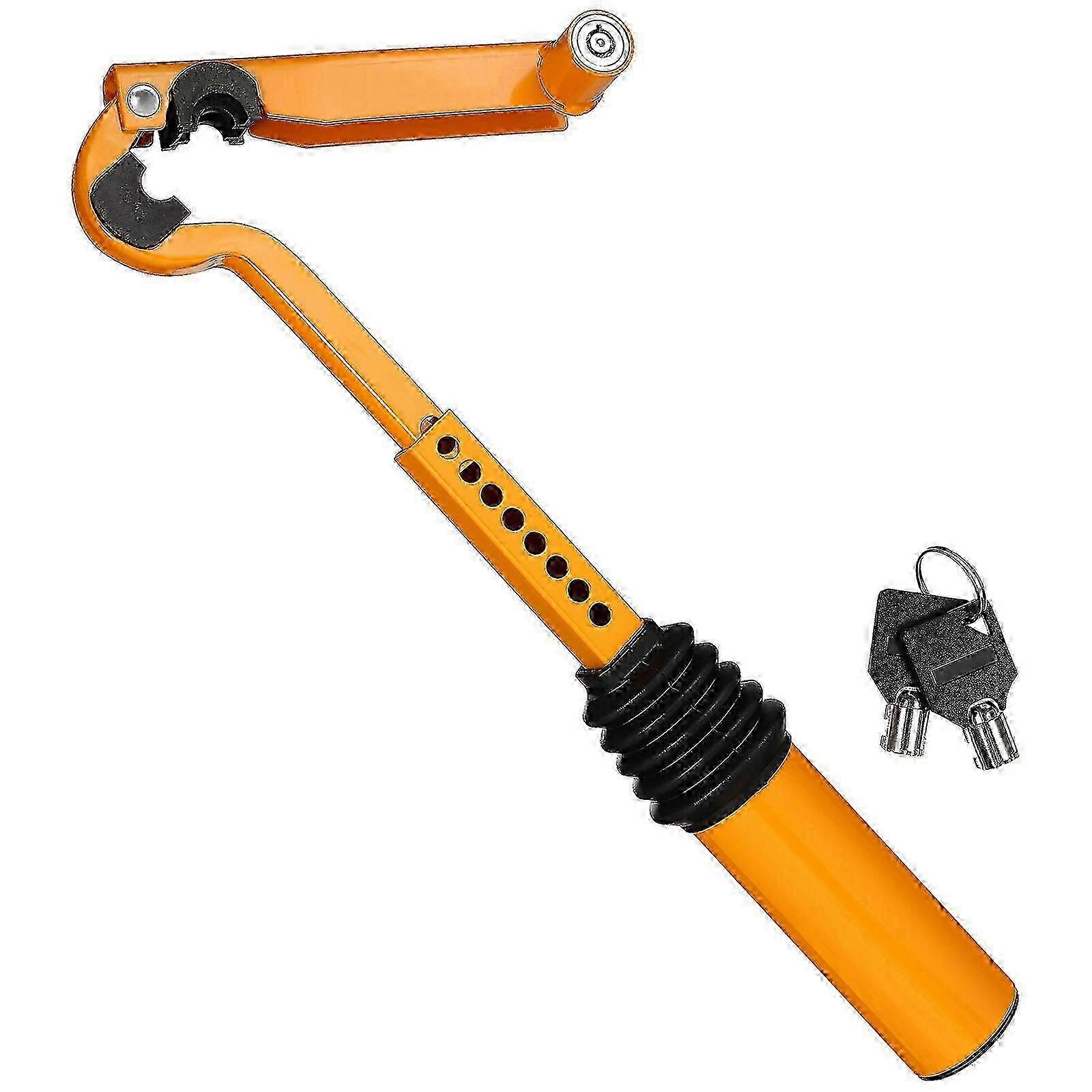 Car Lock Handbrake to Gear Stick Lock Anti-theft Safety Lock Practical Automobile Tool with Keys