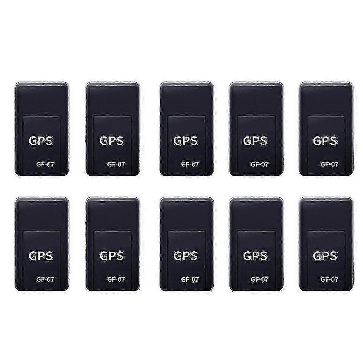 10 Pack Gf07 Mini Magnetic Gps Trackers For Real Time Vehicle Location Tracking Monitor For Assets