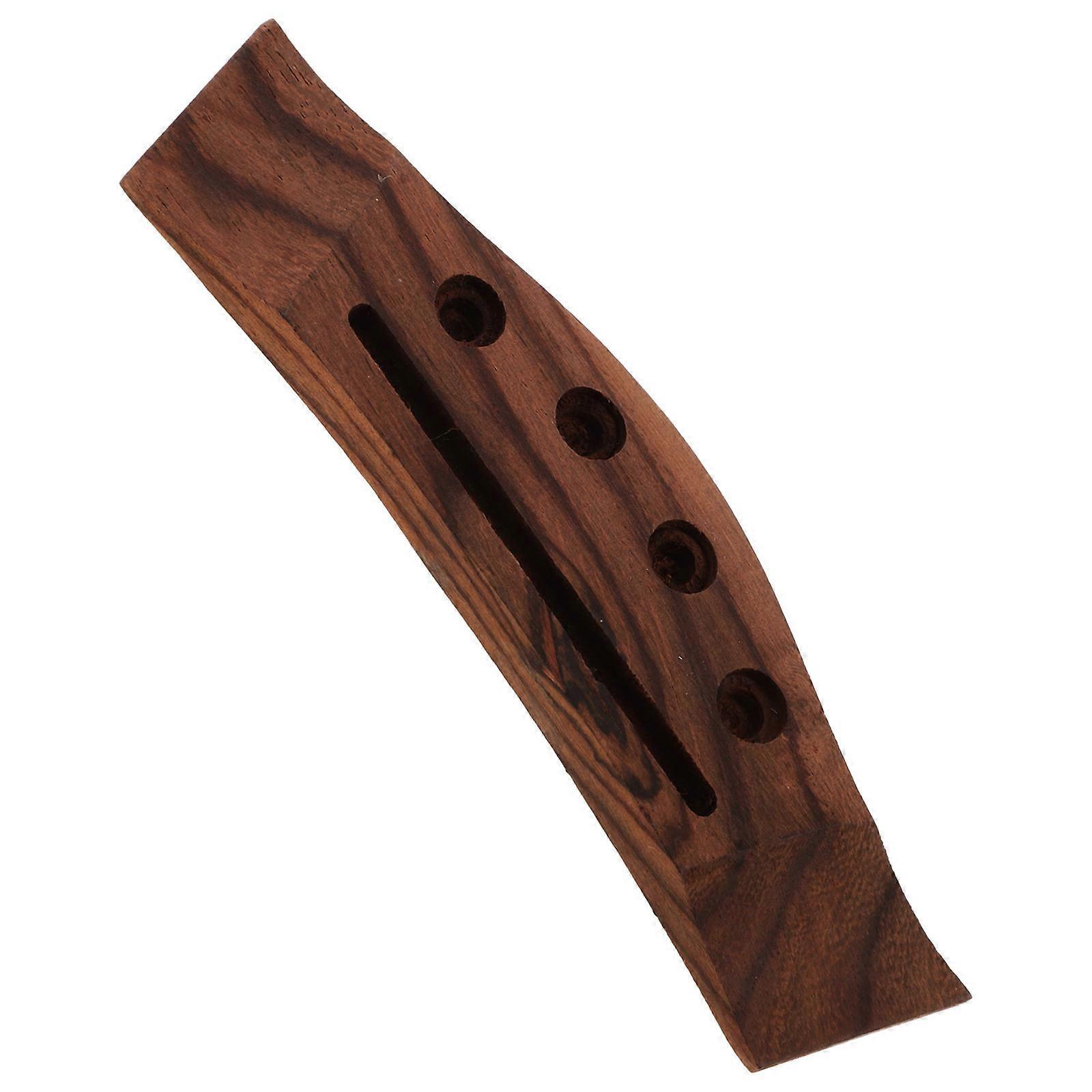 Ukulele Bridge Replacement Wooden Instrument Part for Ukulele Strings