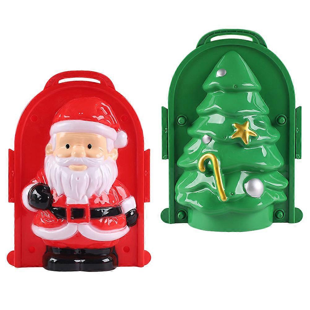 Kids Maker Plastic Clamp for Winter Fun 2Pcs Snow Toys