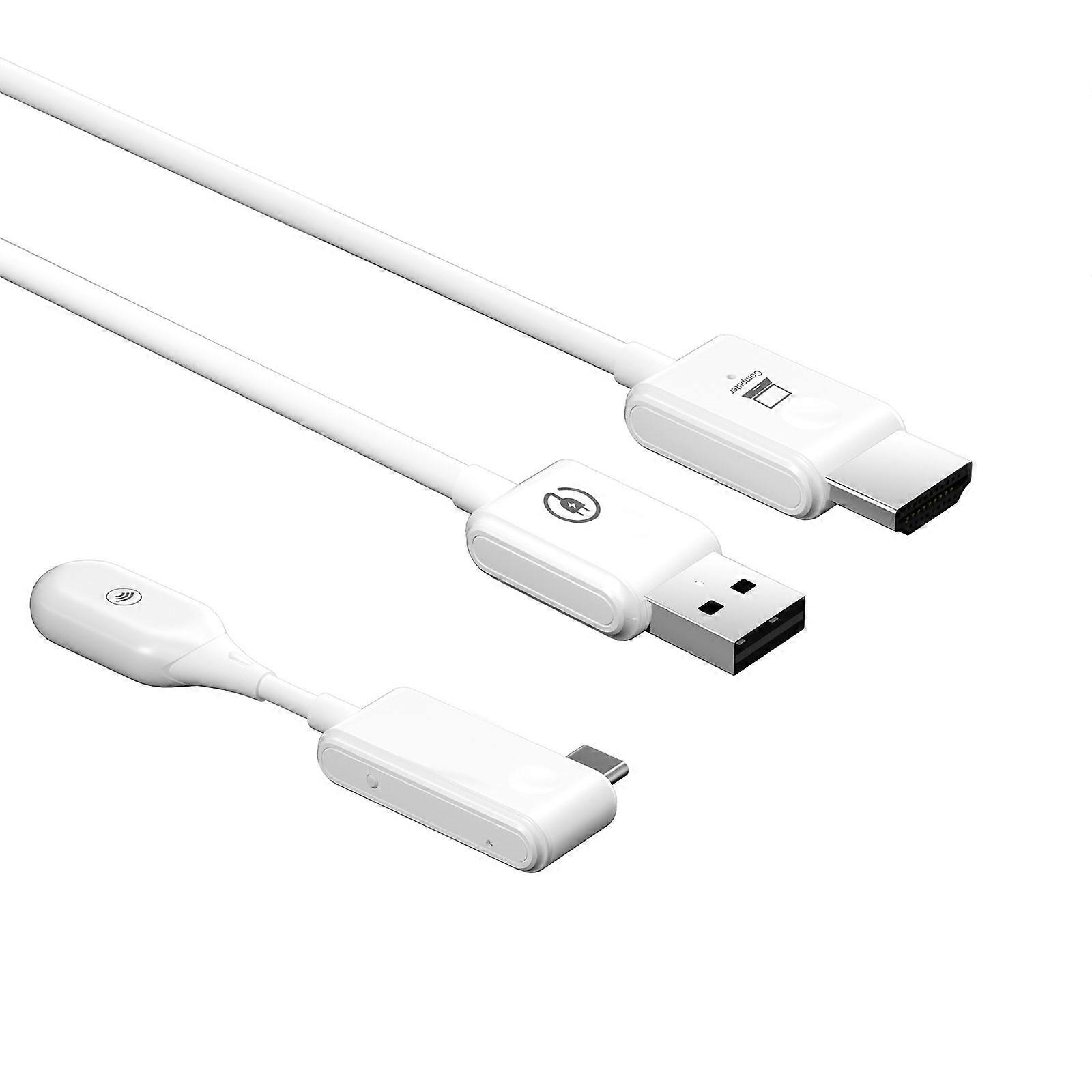 Stream Wirelessly with  and USB C Video Extender, Full 1080p Support, Connect Laptops/Cameras/Phones to Projectors or Monitors Multicolor