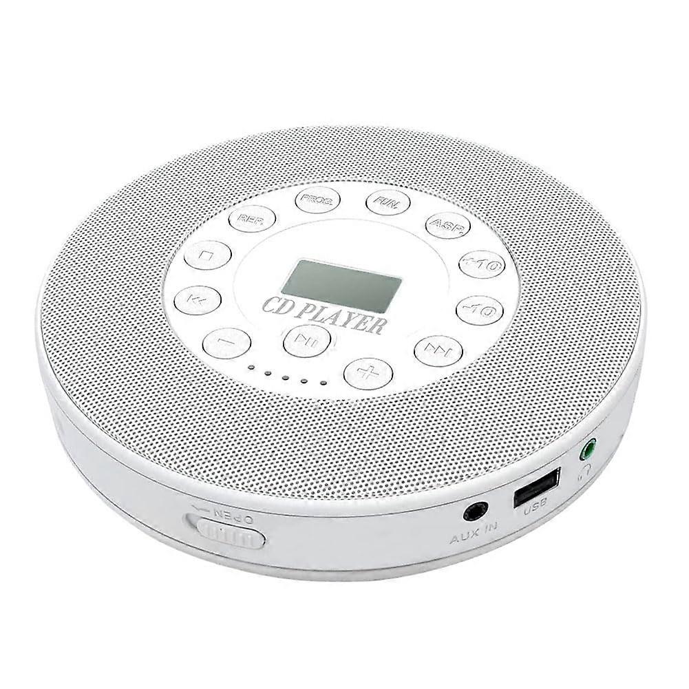 Bluetooth CD Player Stereo System with USB AUX IN, MP3 Playback, CDR/RW Support, Rechargeable Battery, Earphone Jack