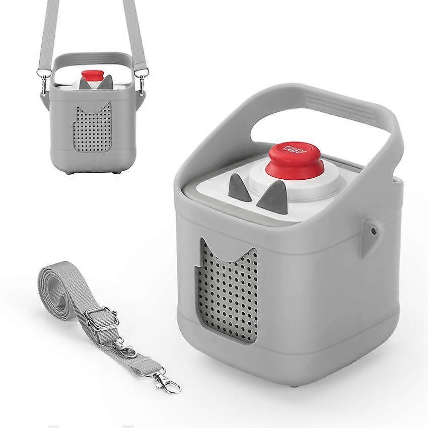 Silicone Case for Toniebox 2 - Shockproof Protective Cover 1 PCS Gray Case Only