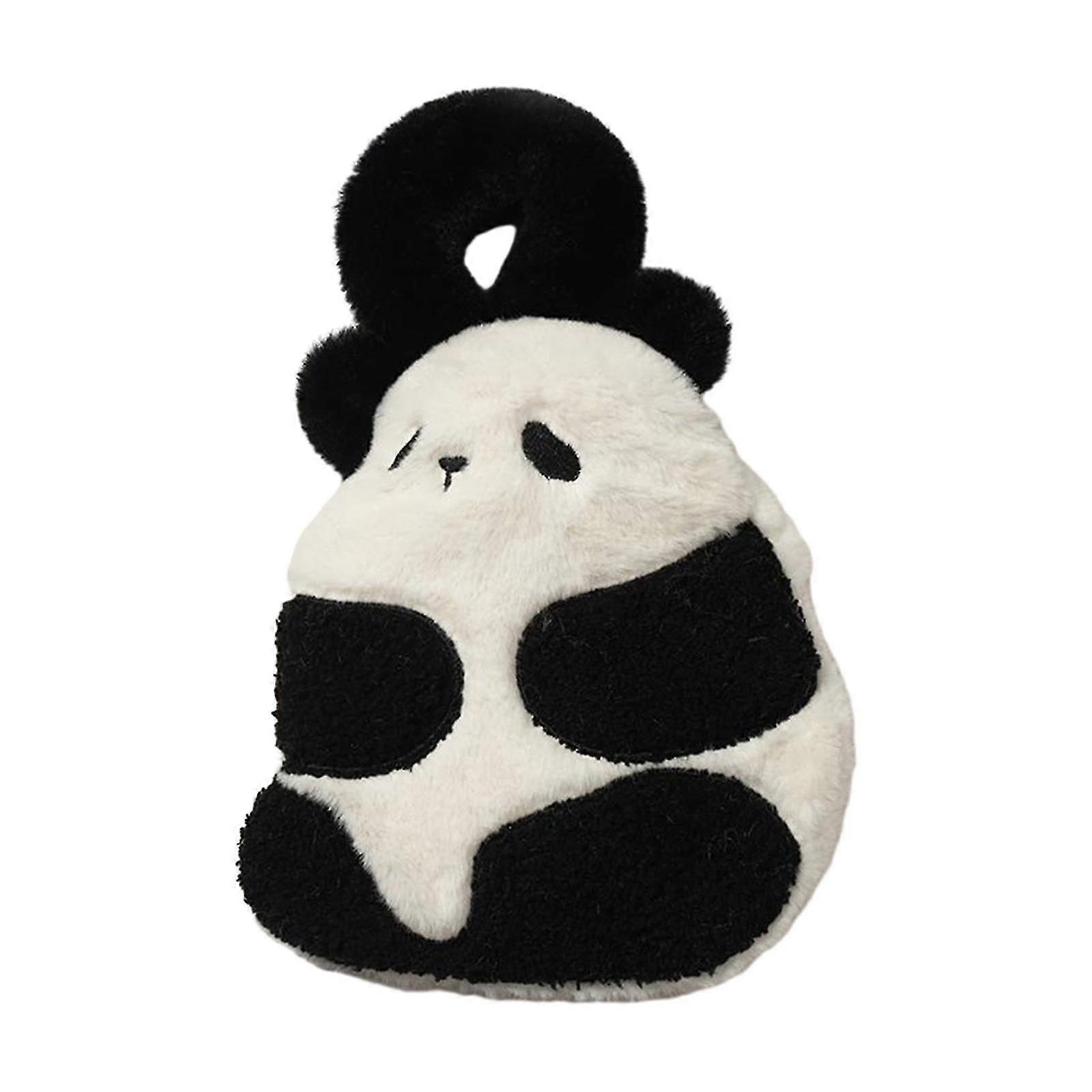 Hot Water Bottle With Soft Fleece Cover, Hand And Feet Warmer Panda Leakproof Warm Lovely Pvc Hot Water Bag