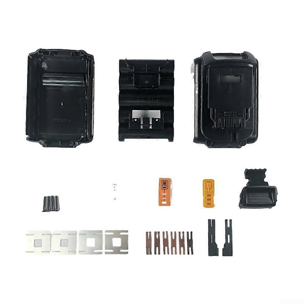 18V Battery Case Replacement for DeWalt DCB200,5Cell Lithium Pack Housing with Secure Protection