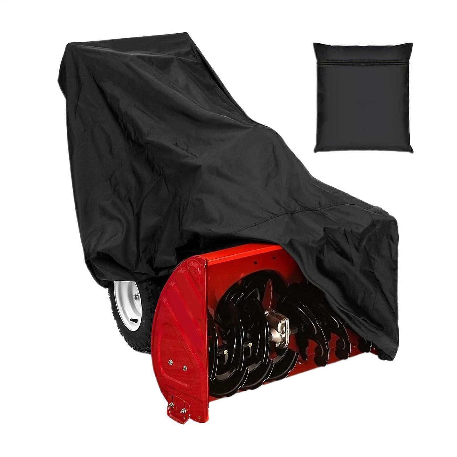 Waterproof Snow Blower Cover HeavyDuty Dustproof Protector with Windproof Elastic for Outdoor Storage