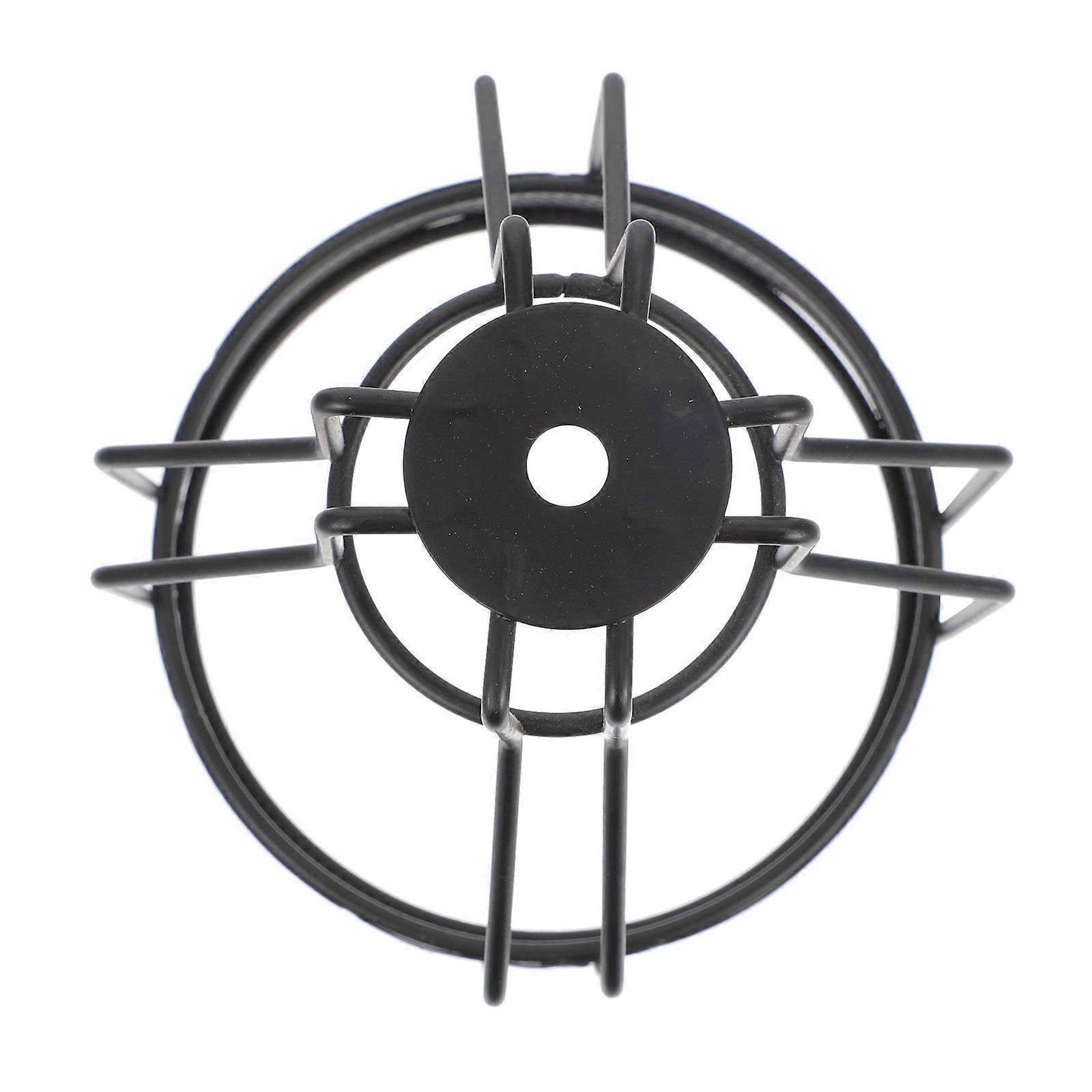 Minimalist Iron Ceiling Light Guard for Ceiling Lamp Shade Black