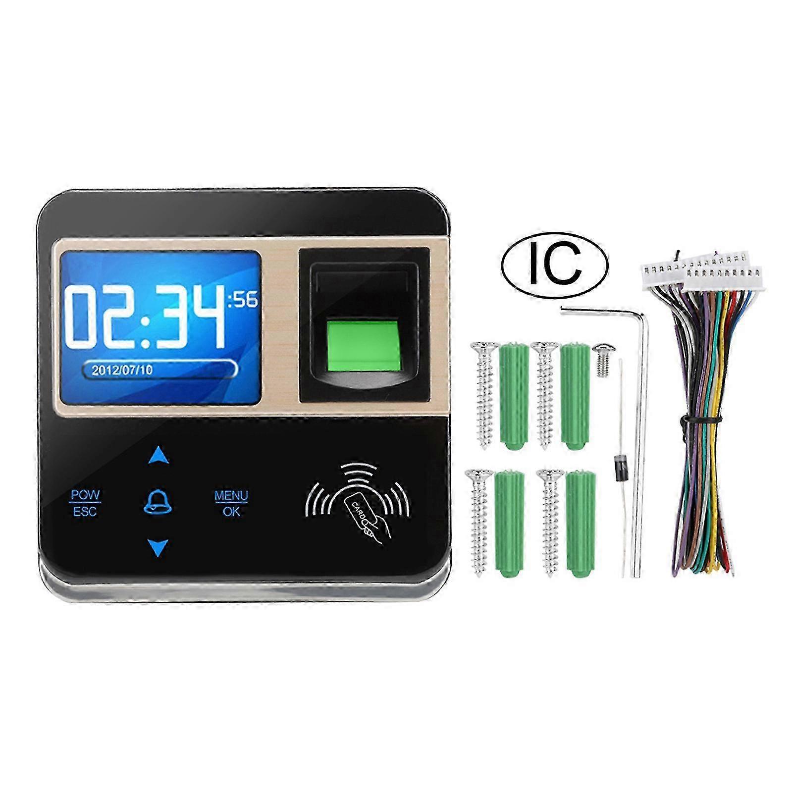 Biometric Fingerprint Time Access Control Employee Time Clock Attendance System( IC Card） 26s