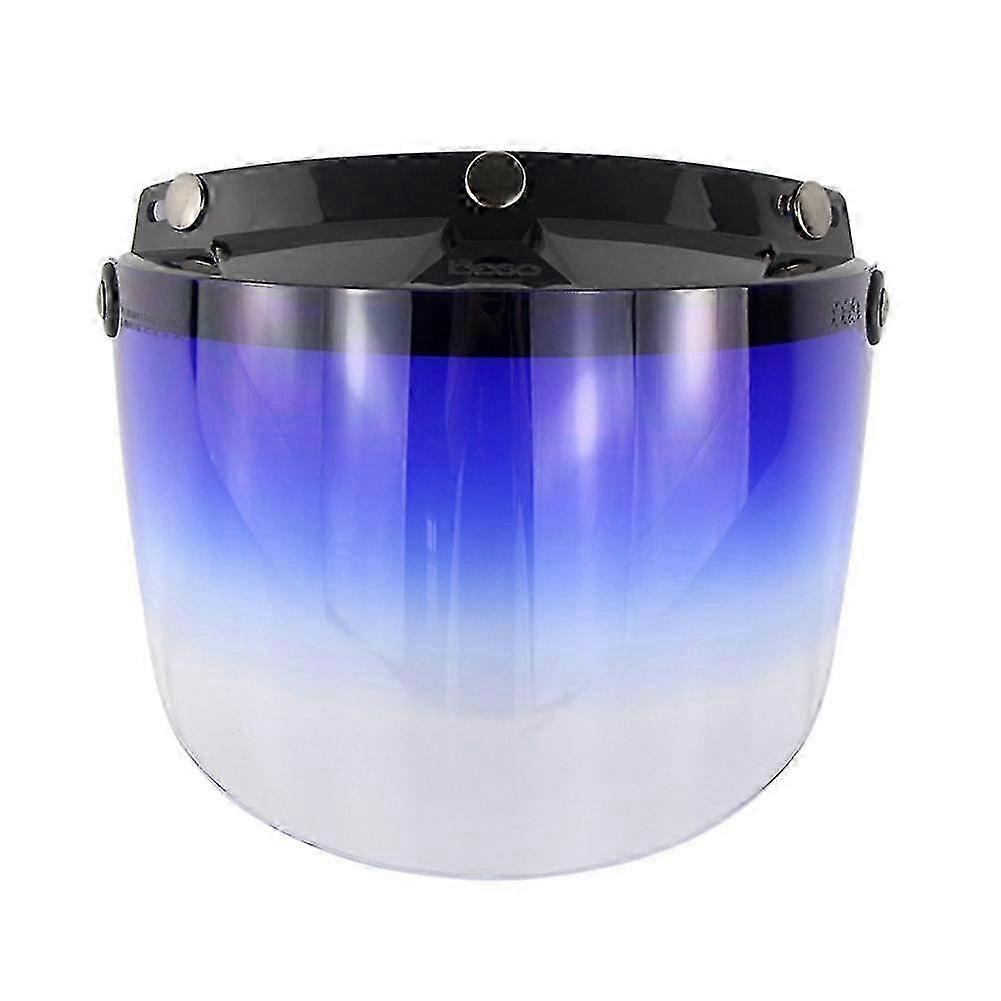 Windproof 3-Snap Visor Lens Shield for Motorcycle Helmets Flip Up Down 2025