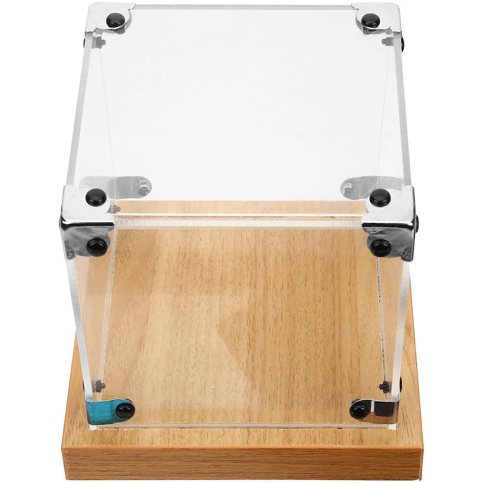 Acrylic Display Case Transparent Figurine Protection Box for Home