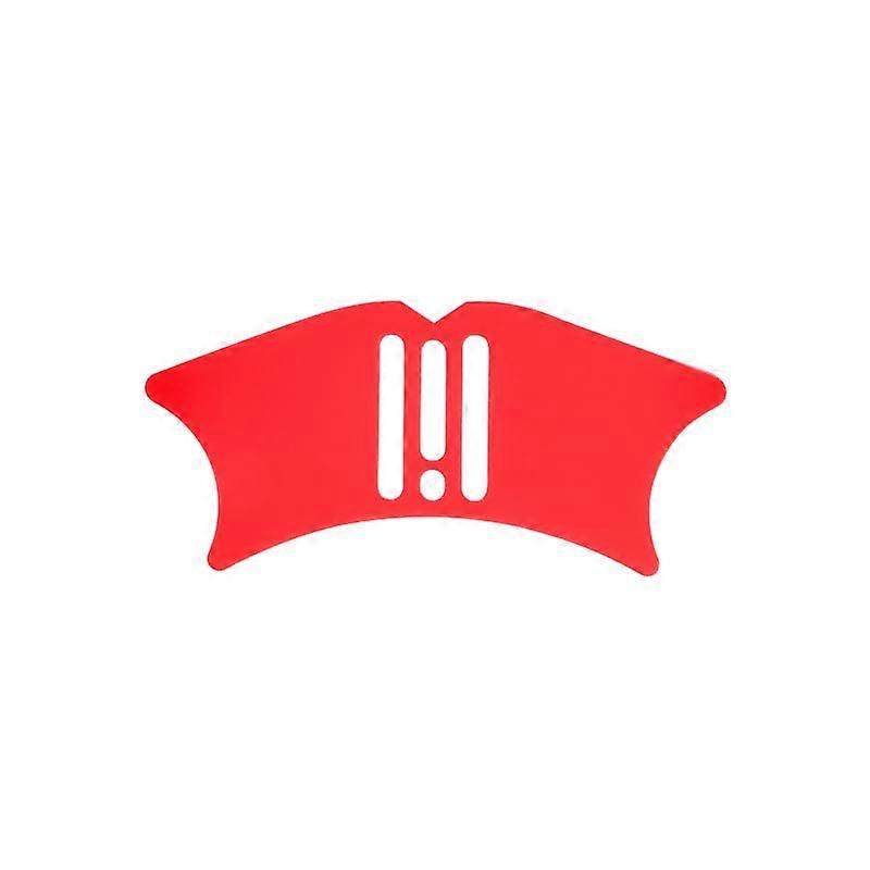 Nose Contouring Tool Silicone Makeup Stencil for Precise Highlight and Lip Guide – Red