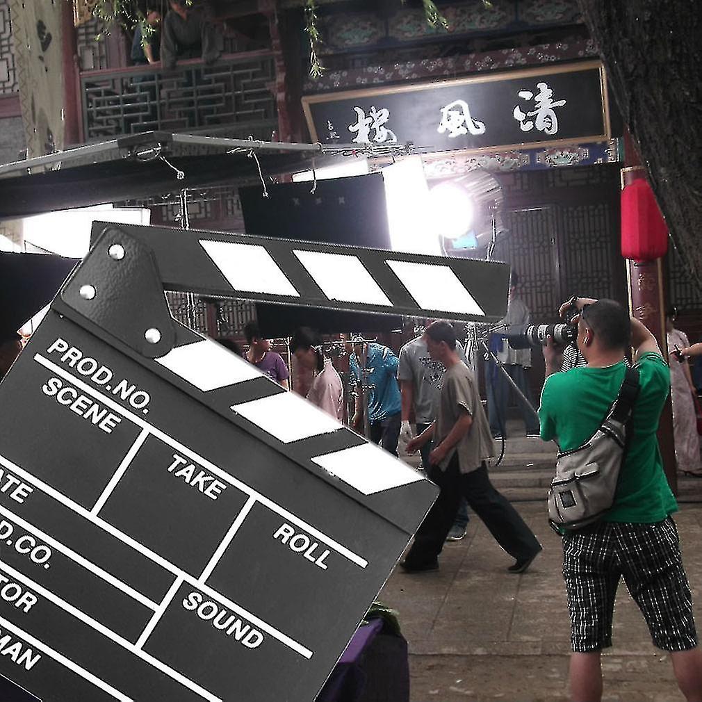 Director Video Scene Clapperboard Tv Movie Clapper Board Film Slate Cut Prop