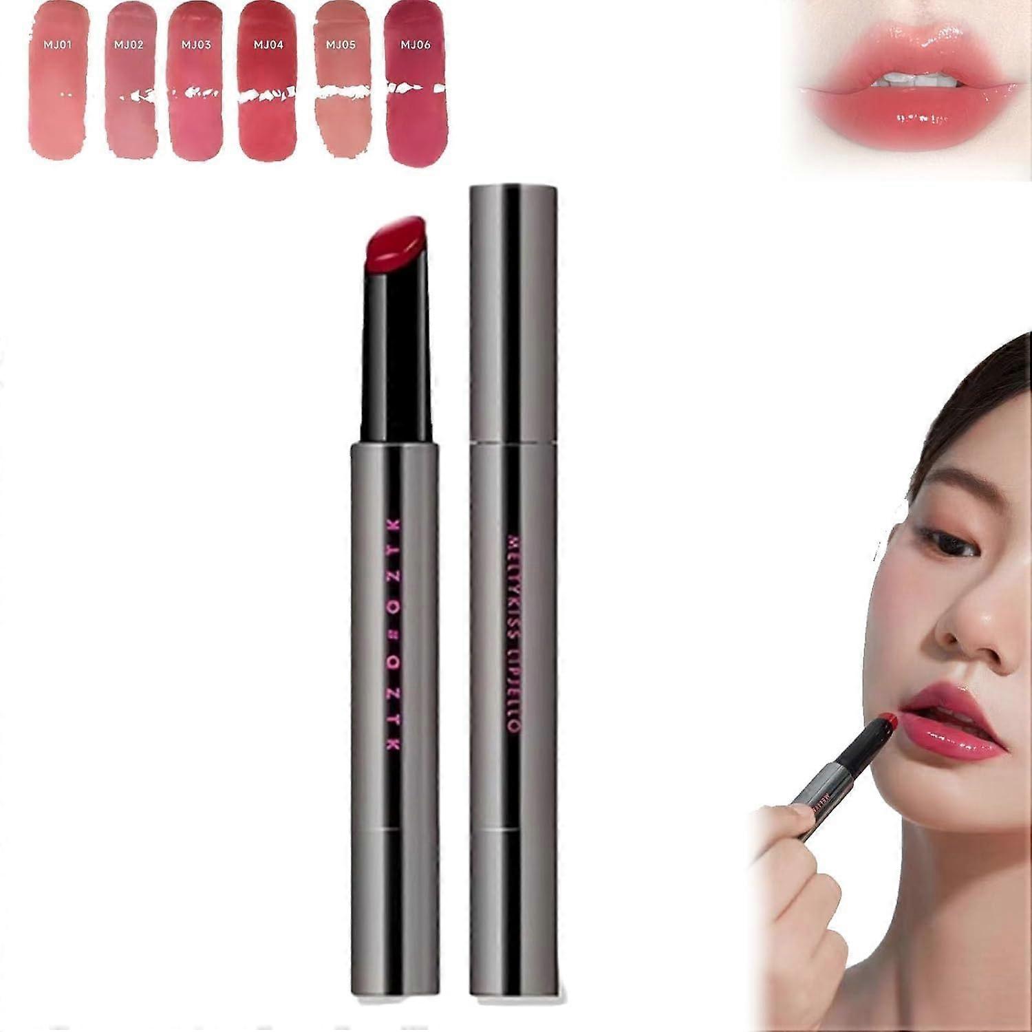 Lip Gloss Waterproof Long Lasting Hydration Smooth Lightweight Vivid Color #01 0.7oz