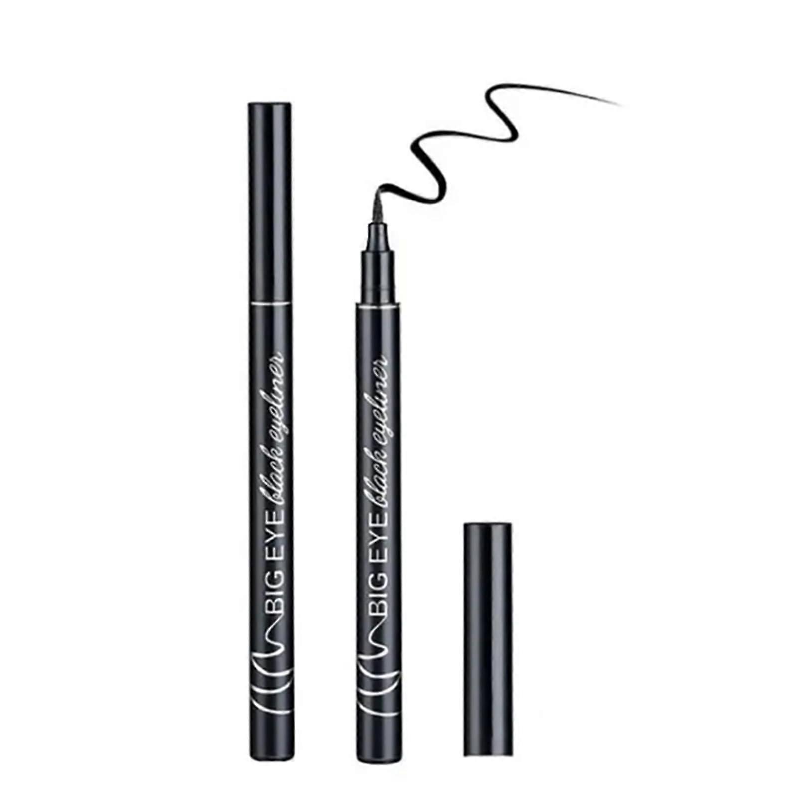 Waterproof Liquid Eyeliner Black 1.5ml Long Lasting Smudge Proof Fast Dry for Precise Eye Makeup