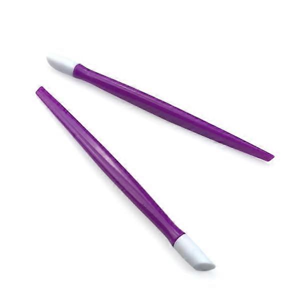 10 Pcs Rubber Cuticle Pusher Set Dual Tip Nail Art Manicure Tool