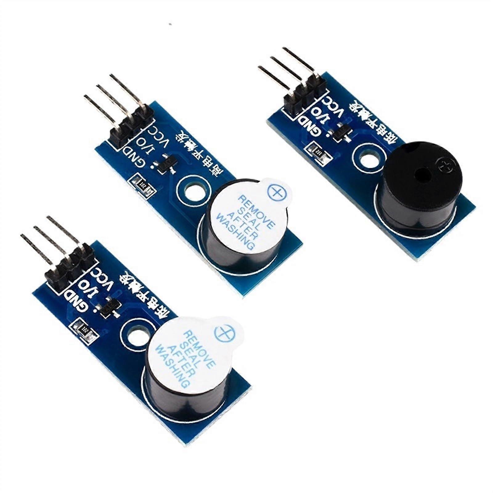 Buzzer Module DIY Kit with Active and Passive Buzzers, Low Level Trigger, Easy Assembly