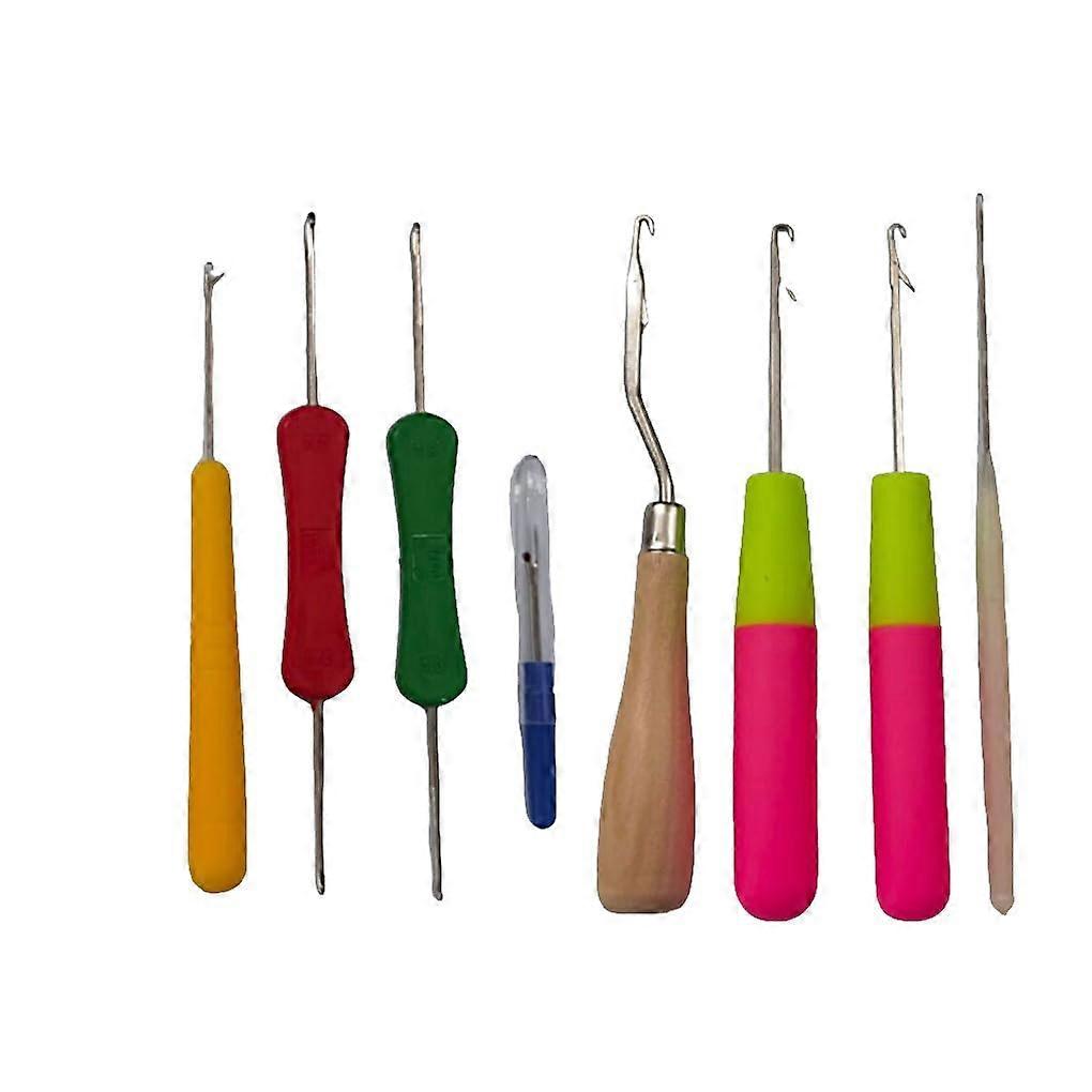 Crochet Kit for Beginners with Ergonomic Comfort Grip and Multiple Hook Sizes in Storage Case