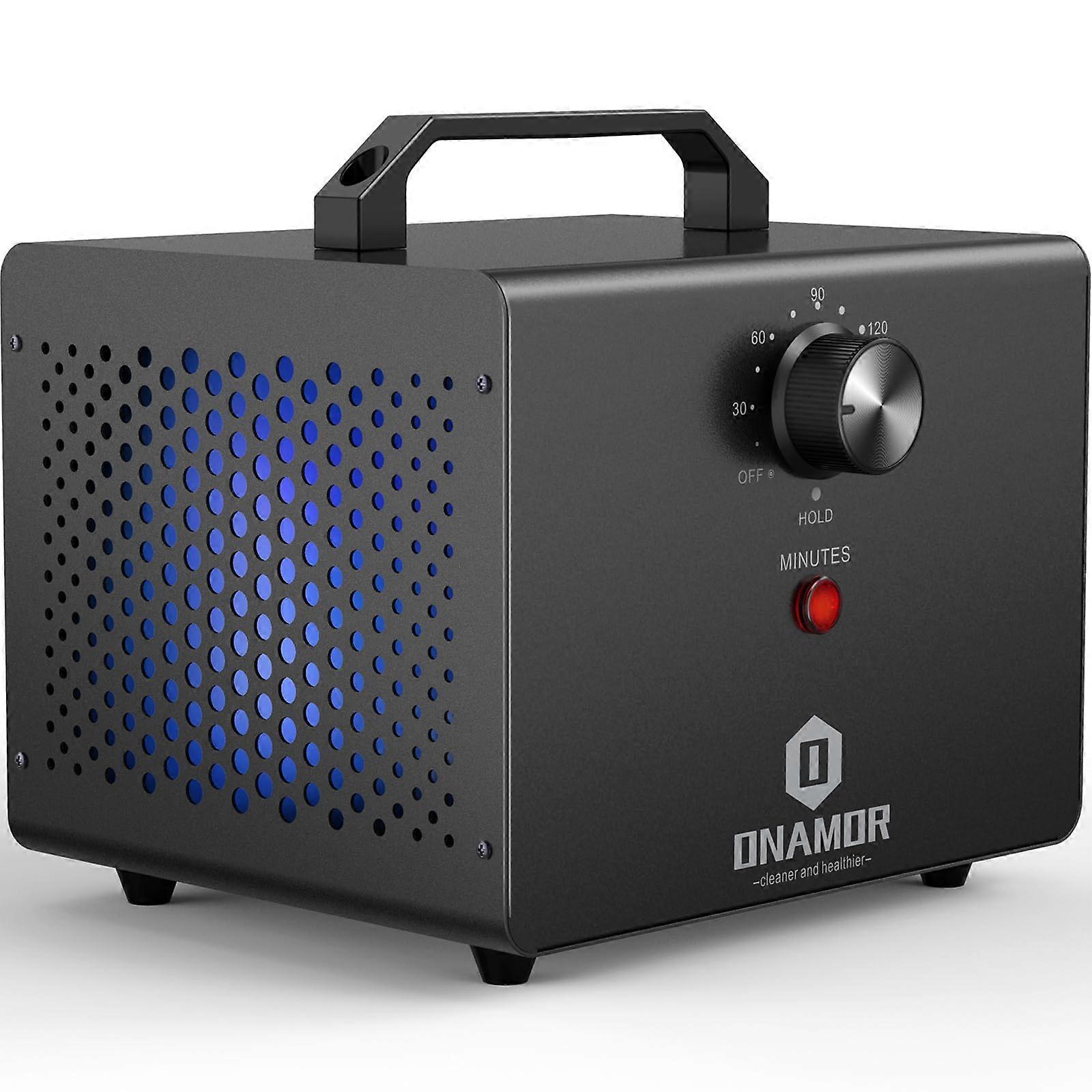 Ozone Generator 77000mg  Capacity for Large Rooms Odor Removal with Timer Control Black