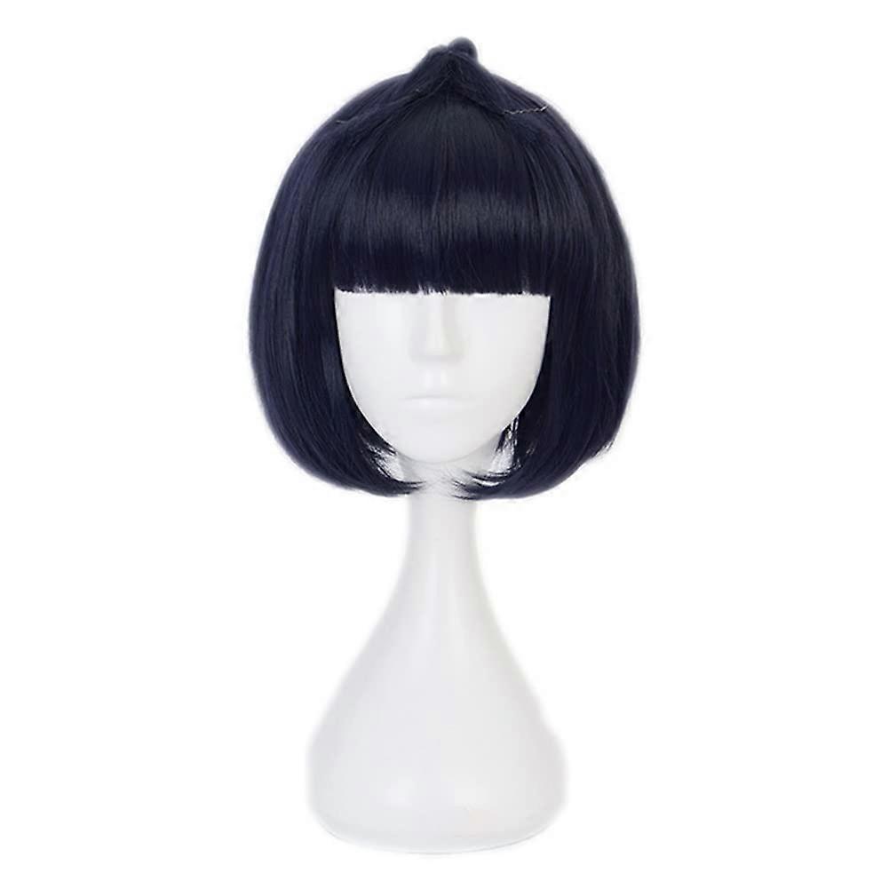 Anime Cosplay Wig Heat Resistant Short Bangs Braid
