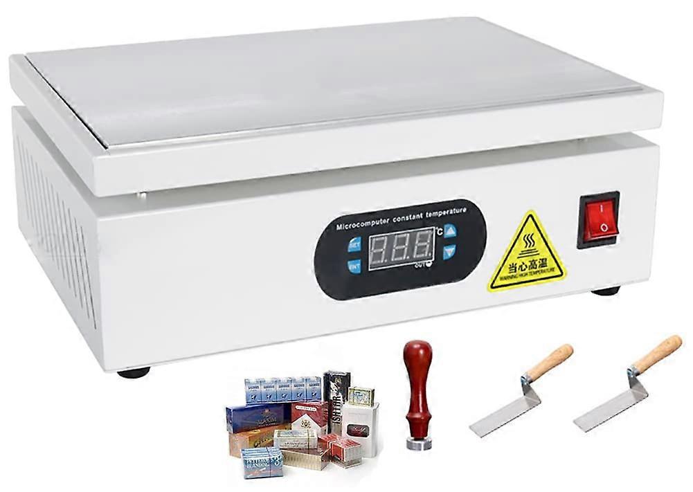 Desktop Cellophane Wrapping and Heat Sealing Machine for Small Boxes with Precise Temperature Control