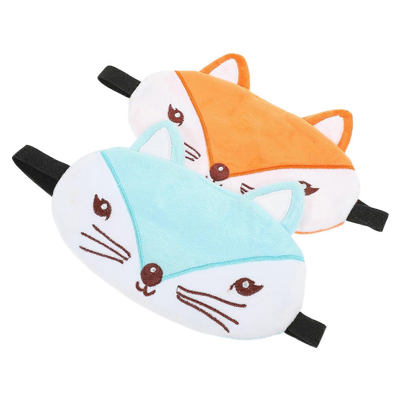 Eye Mask for with Cartoon Animals Design 2Pcs Pack