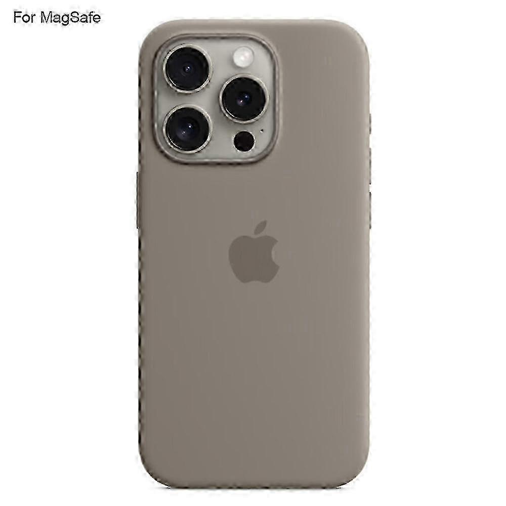 Capa para iPhone 15 Pro Max: capa de silicone líquido compatível com MagSafe com design Popov